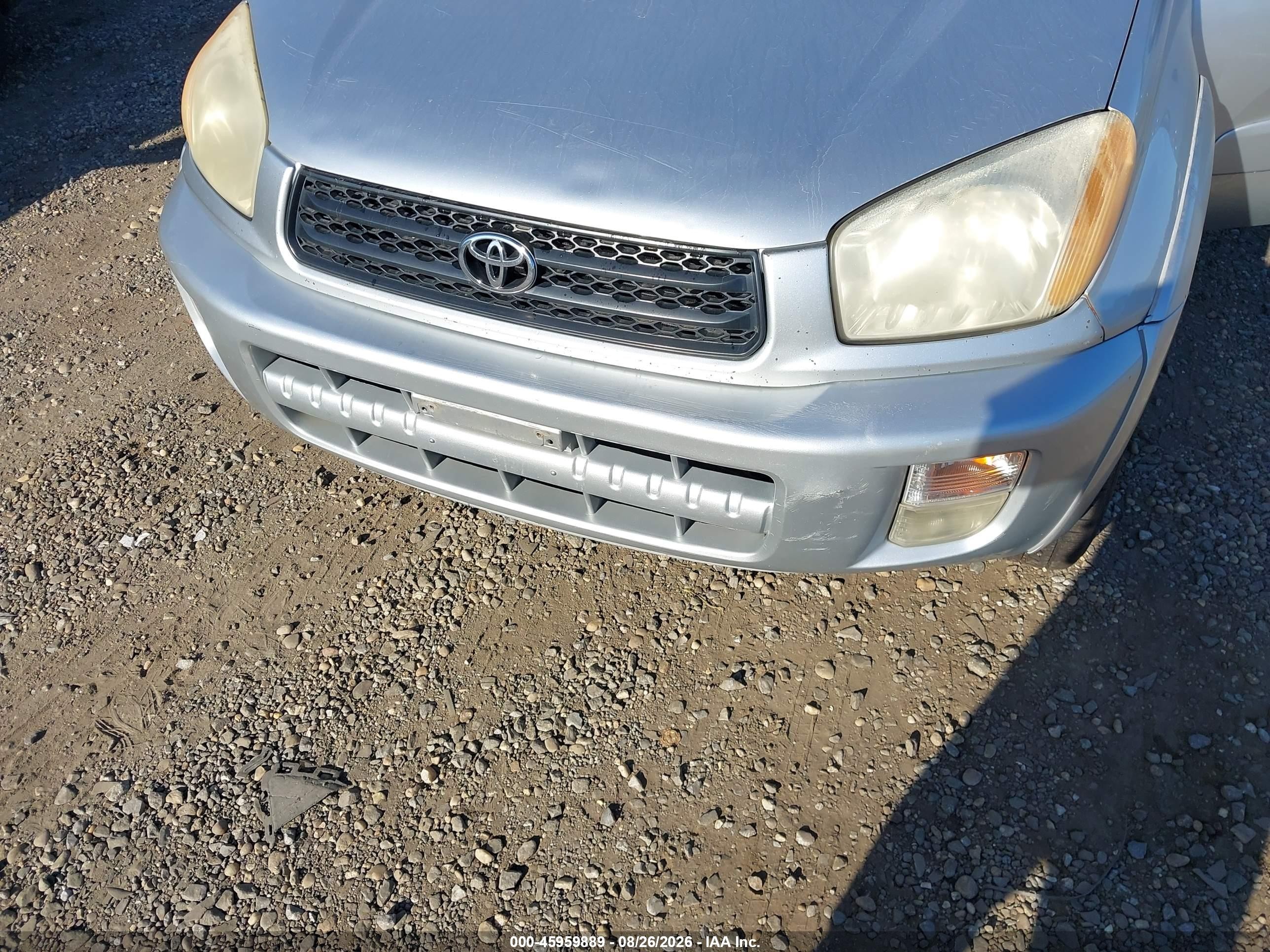 2003 Toyota Rav4   Silver vin: JTEHH20VX30195236