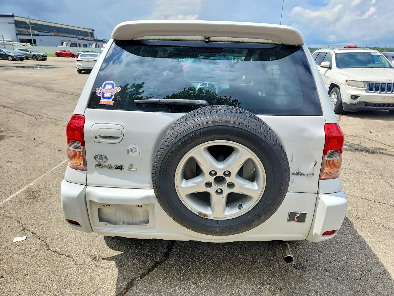 2003 Toyota Rav4 Base White vin: JTEHH20VX30236030