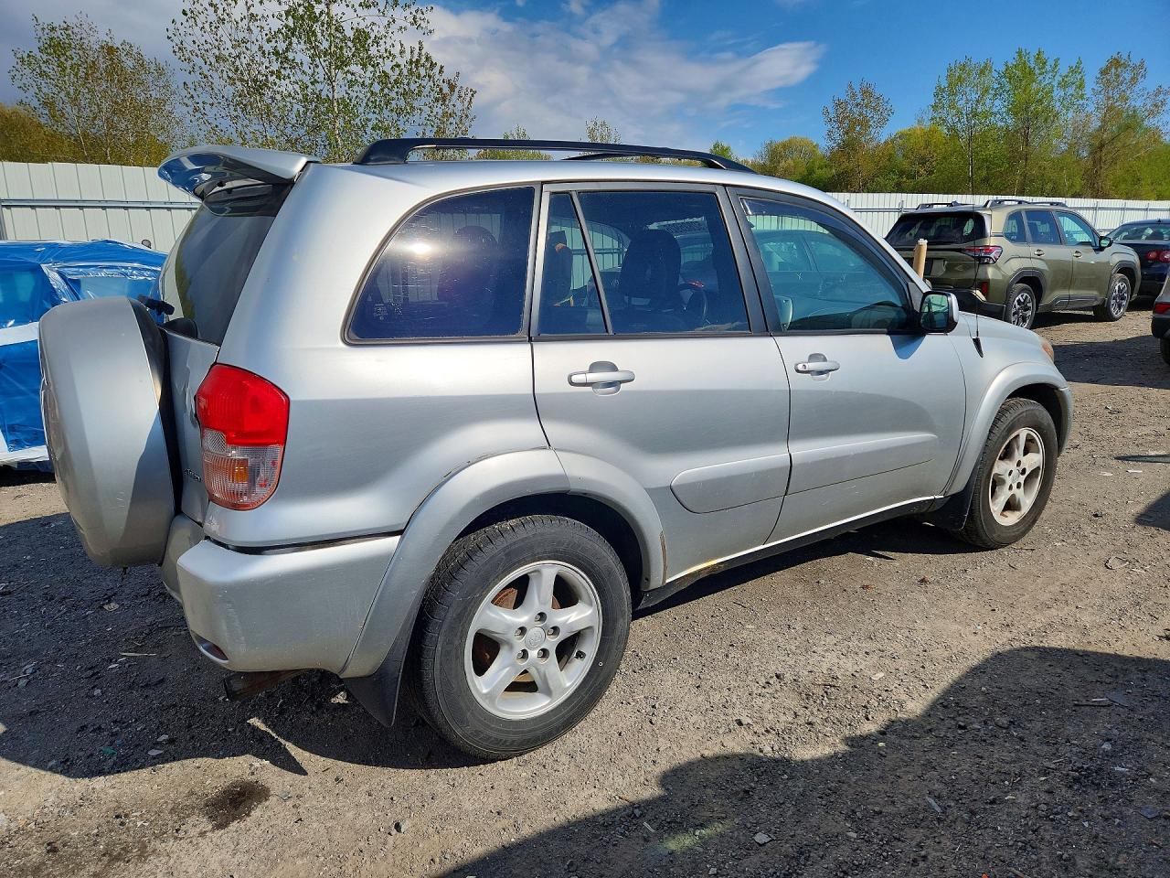 2003 Toyota Rav4 Base Silver vin: JTEHH20VX36072338