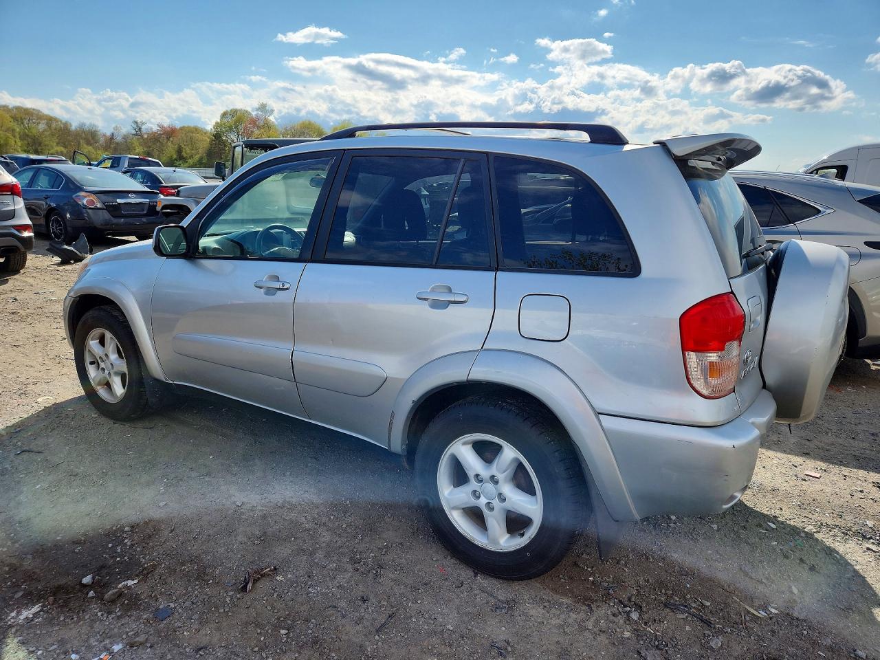 2003 Toyota Rav4 Base Silver vin: JTEHH20VX36072338