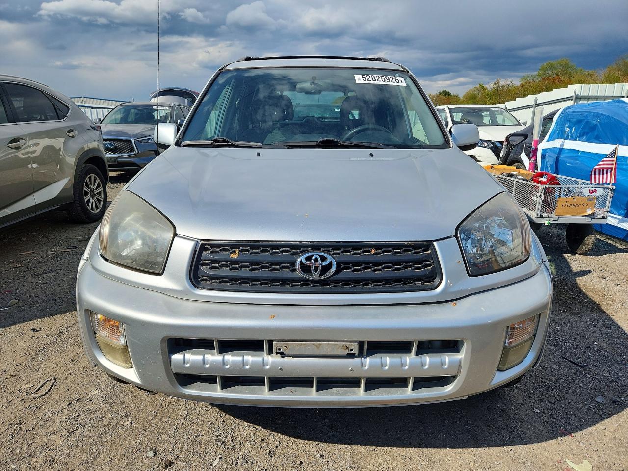 2003 Toyota Rav4 Base Silver vin: JTEHH20VX36072338