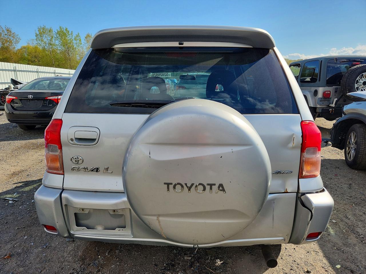 2003 Toyota Rav4 Base Silver vin: JTEHH20VX36072338