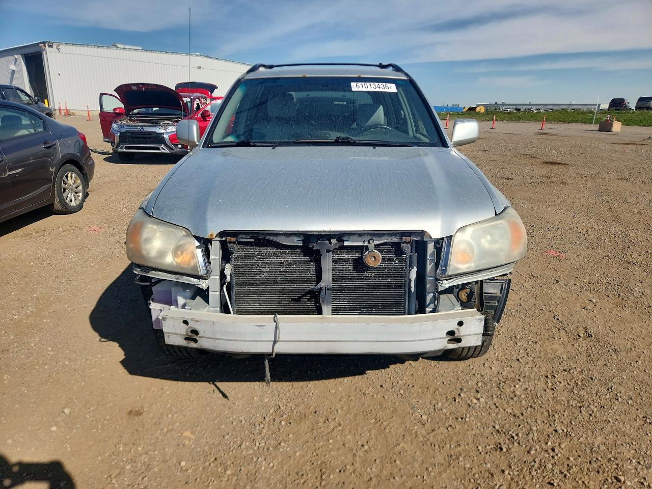 2005 Toyota Highlander Limited Silver vin: JTEHP21A050083160