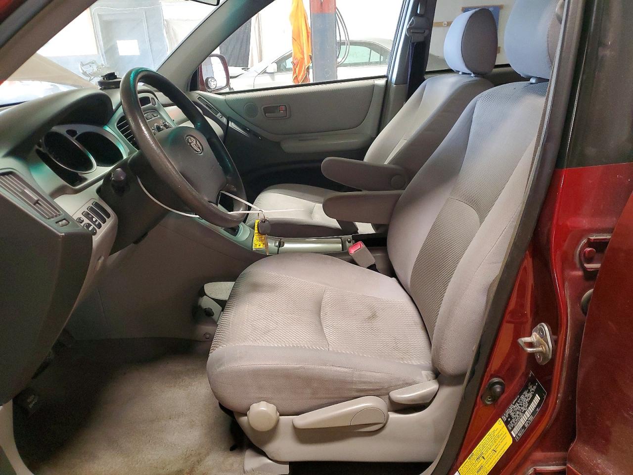 2007 Toyota Highlander Sport Burgundy vin: JTEHP21A370188018