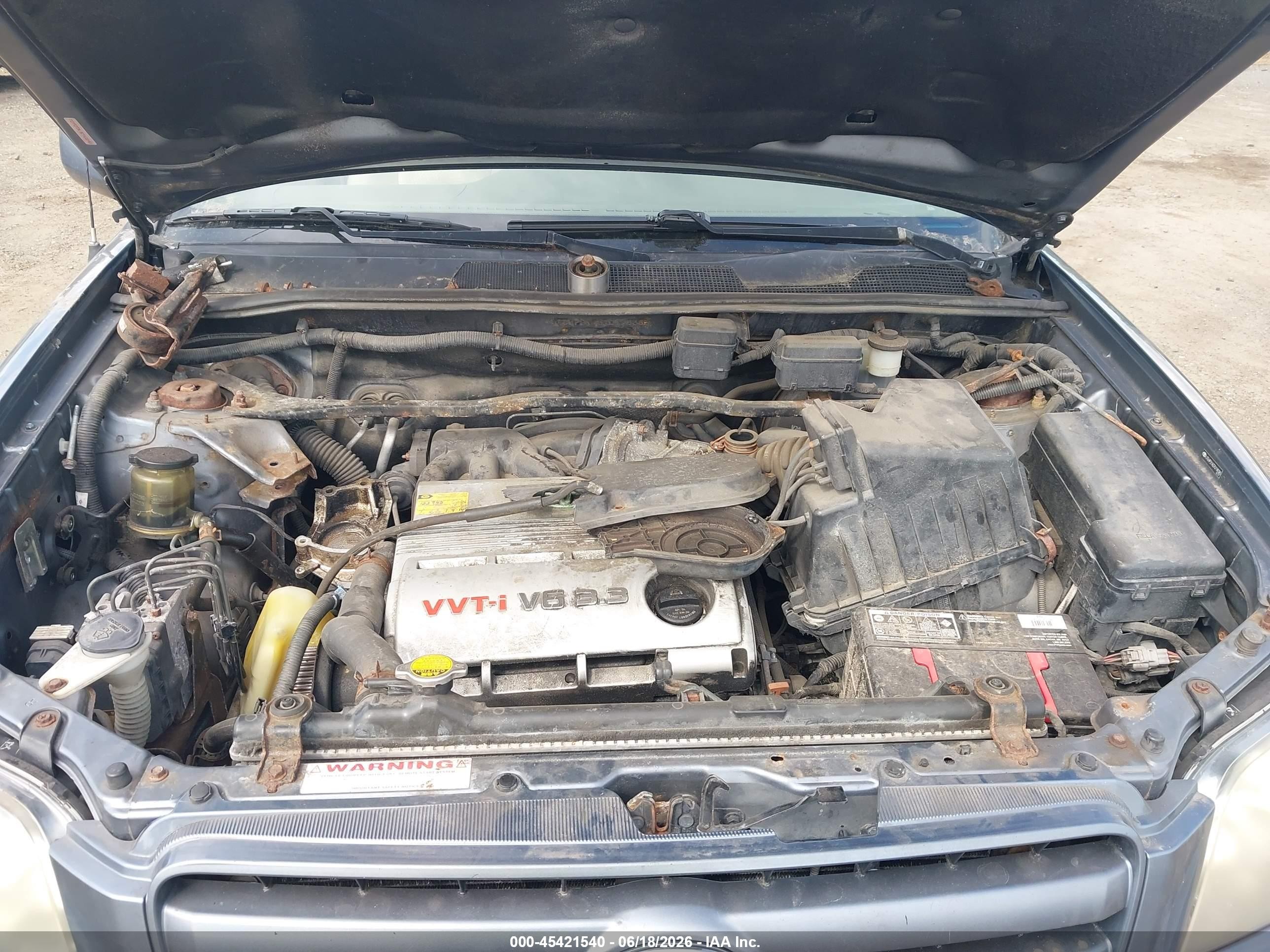 2007 Toyota Highlander V6 (2 Rows) (a5) Синий vin: JTEHP21A370198385