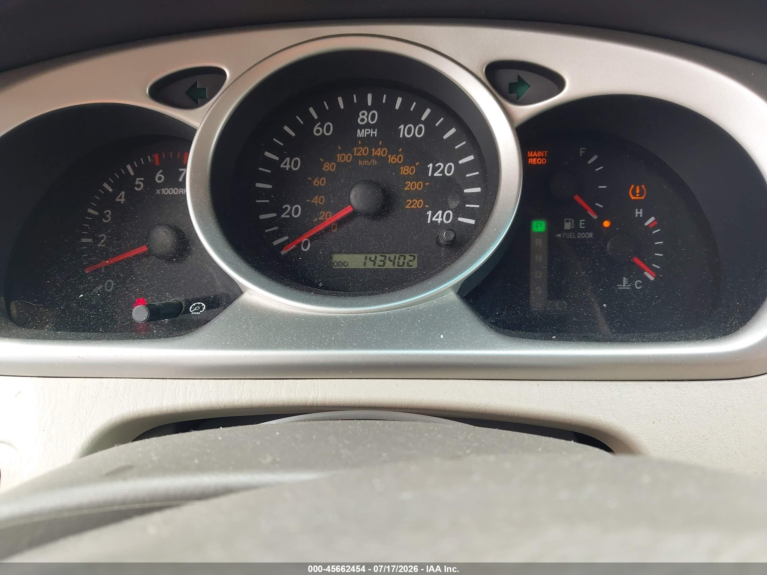 2007 Toyota Highlander V6 (2 Rows) (a5) Red vin: JTEHP21A770216712