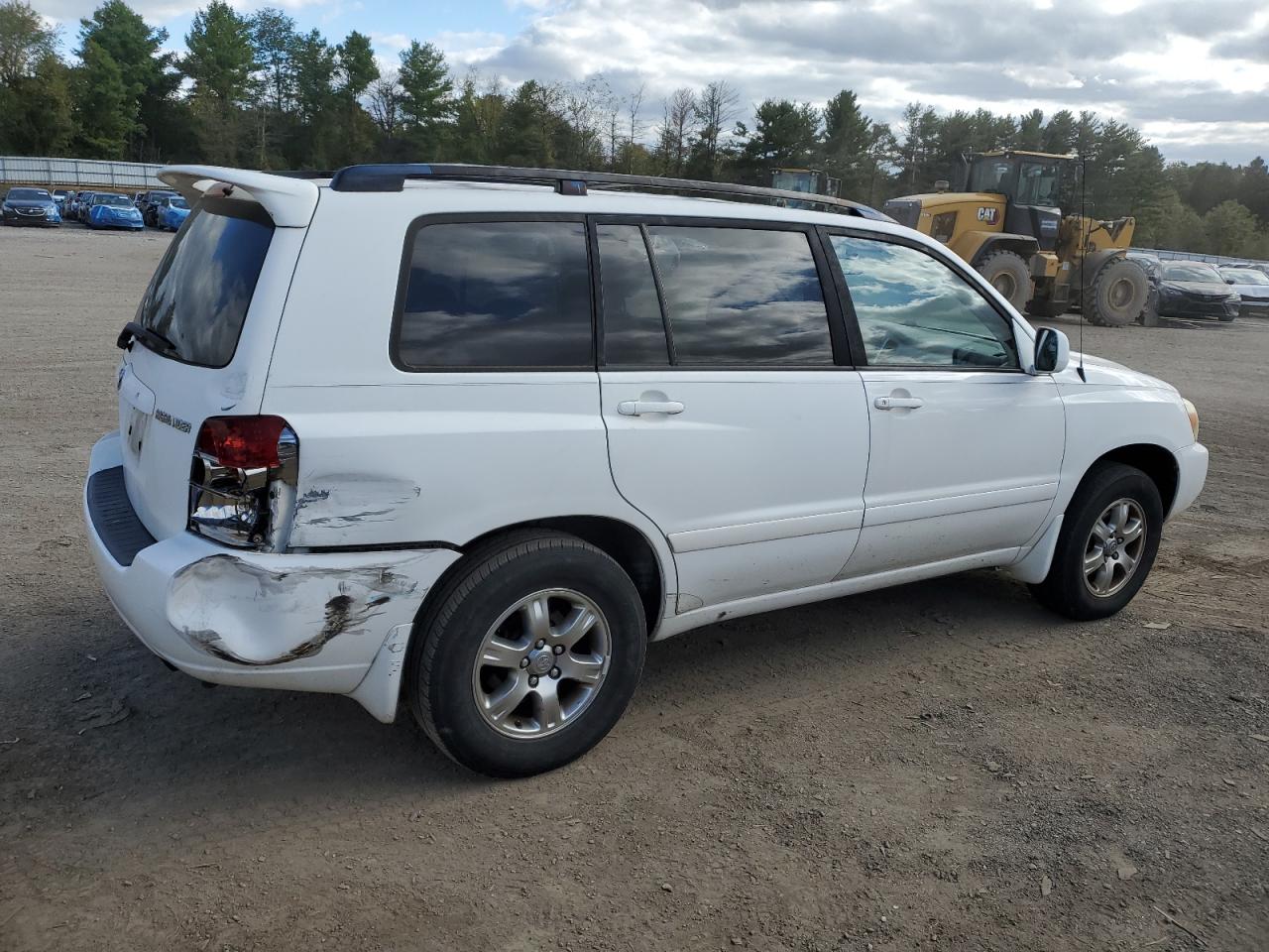2007 Toyota Highlander Sport Белый vin: JTEHP21A870209820