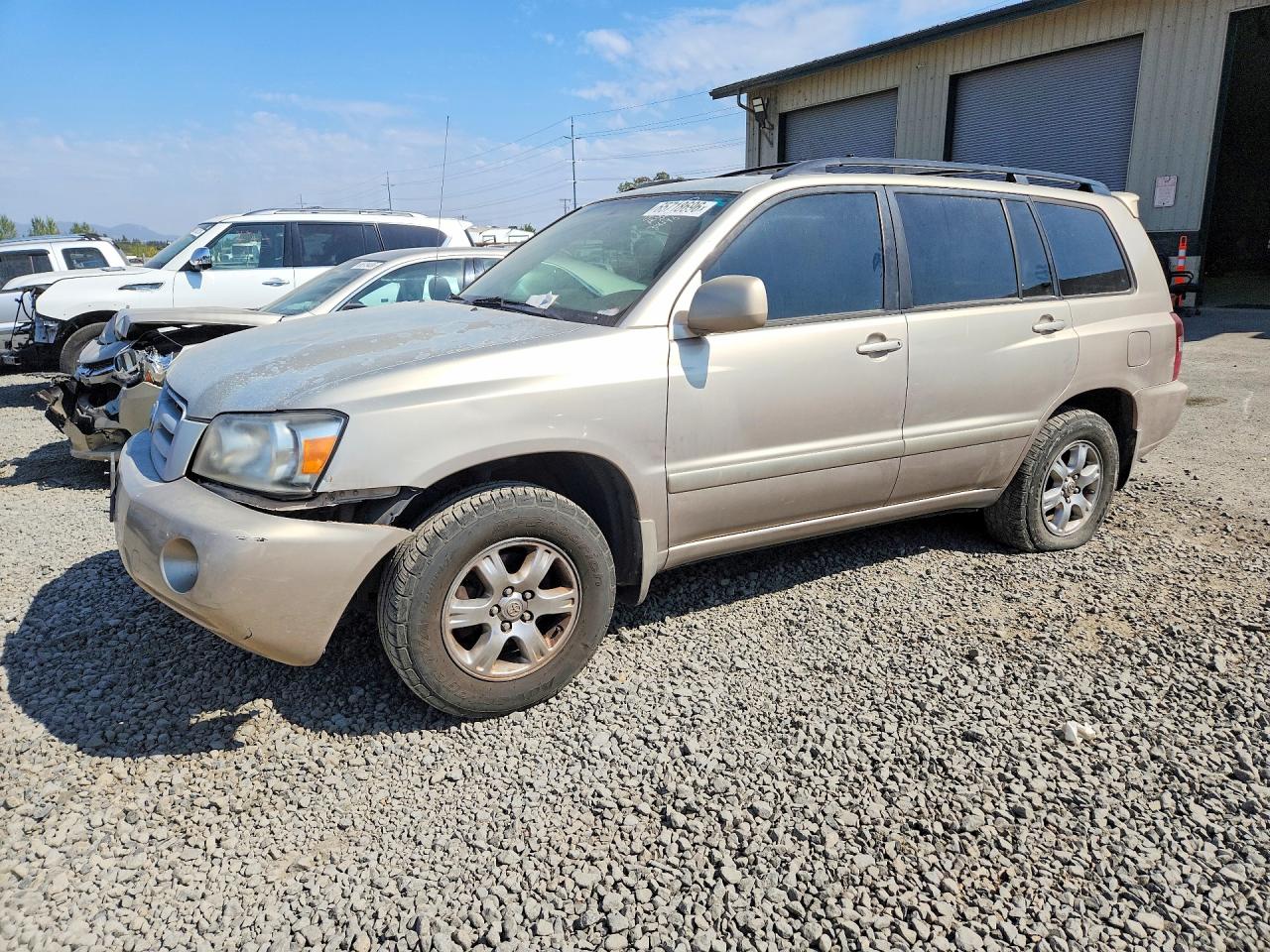 2007 Toyota Highlander Sport Gold vin: JTEHP21A970208787