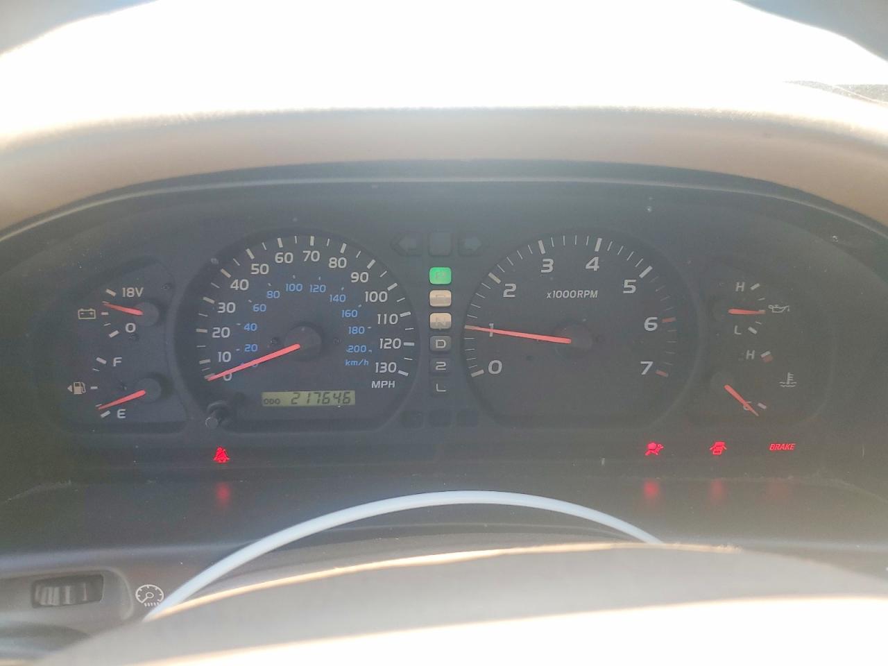 2002 Toyota Land Cruiser Base Green vin: JTEHT05J022020795