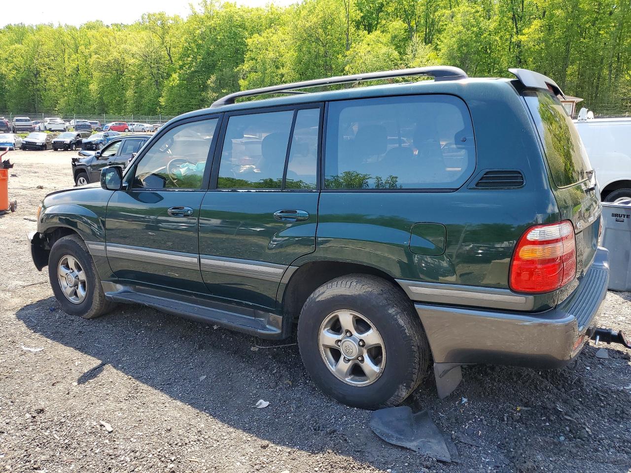2002 Toyota Land Cruiser Base Green vin: JTEHT05J022020795