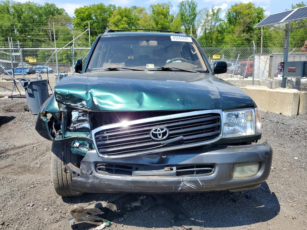 2002 Toyota Land Cruiser Base Green vin: JTEHT05J022020795