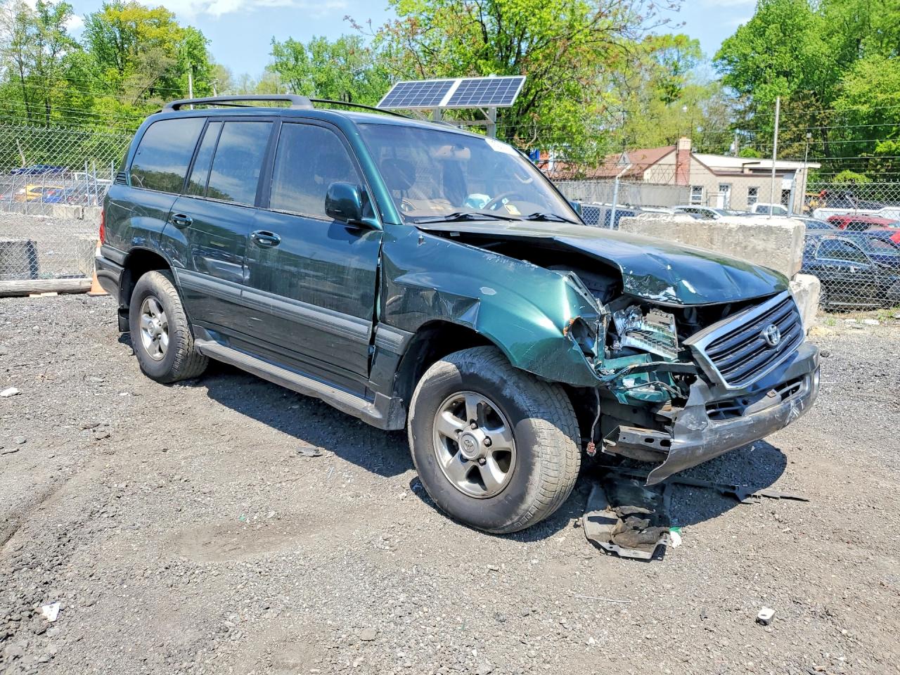 2002 Toyota Land Cruiser Base Green vin: JTEHT05J022020795
