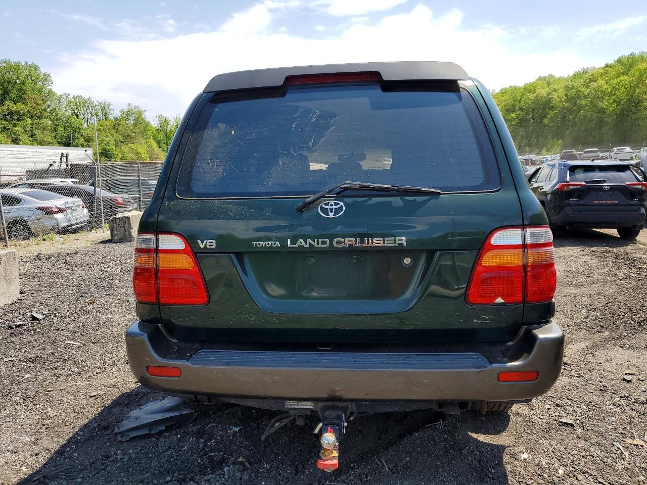 2002 Toyota Land Cruiser Base Green vin: JTEHT05J022020795