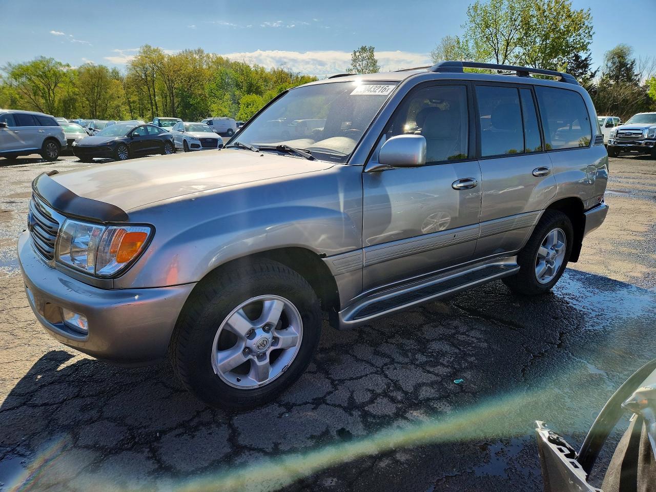 2003 Toyota Land Cruiser Base Gray vin: JTEHT05J032048176