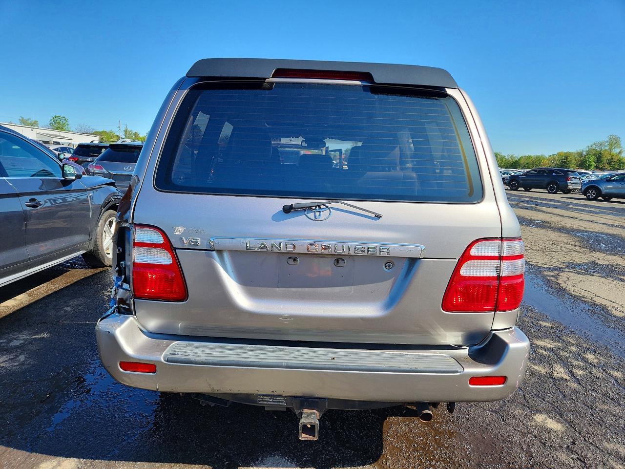 2003 Toyota Land Cruiser Base Gray vin: JTEHT05J032048176