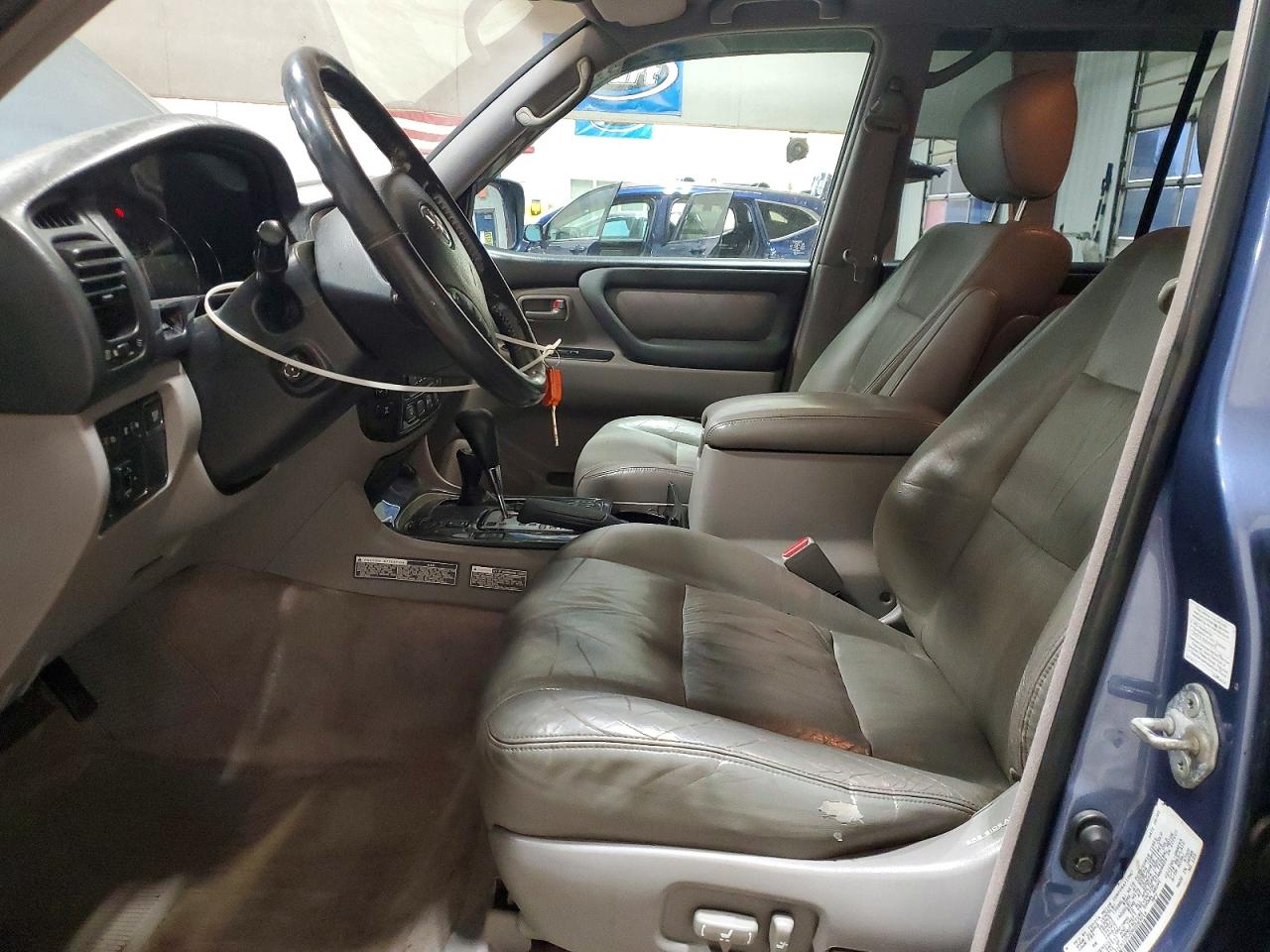 2006 Toyota Land Cruiser Base Blue vin: JTEHT05J062083014