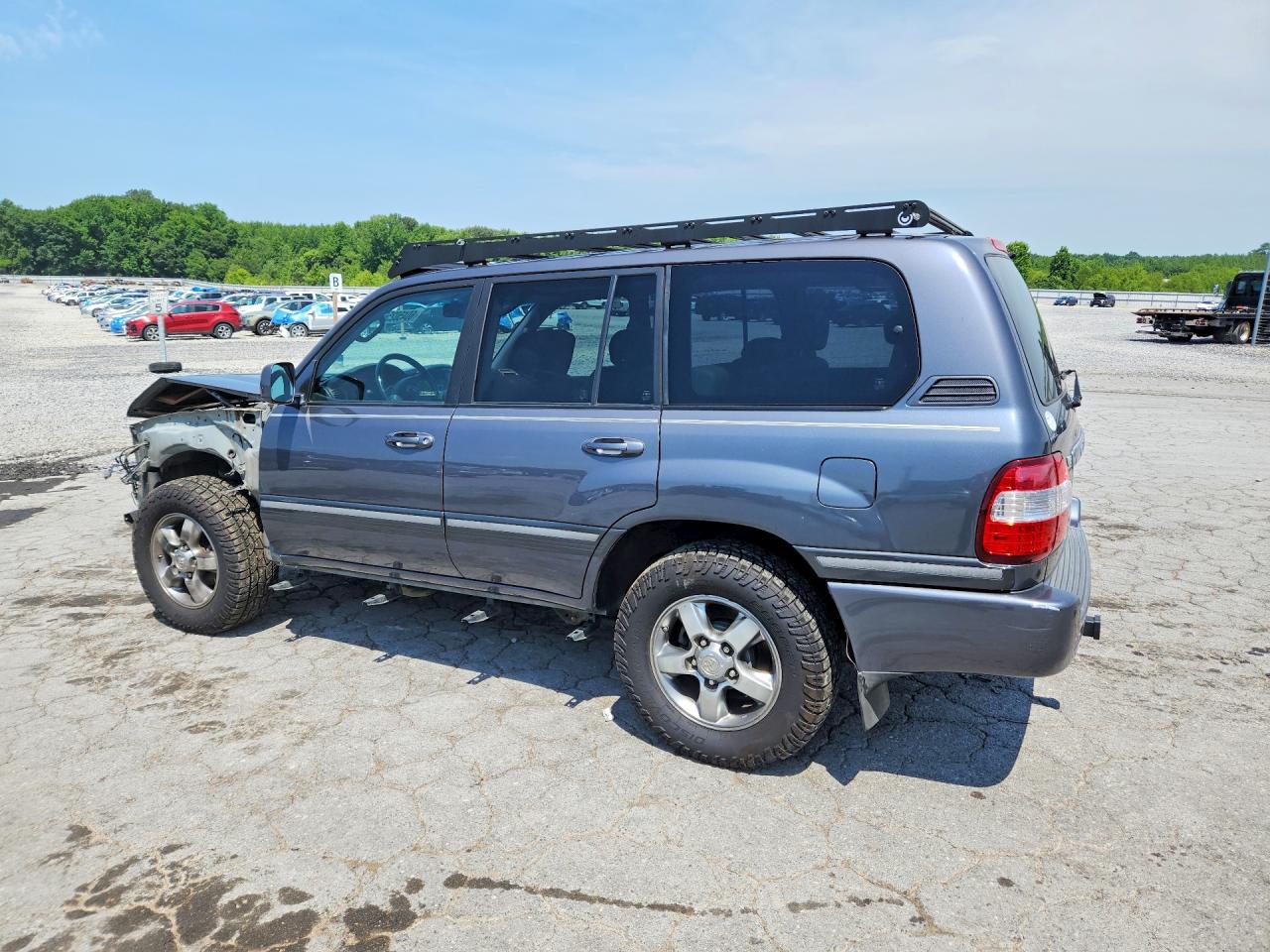 2006 Toyota Land Cruiser Base Gray vin: JTEHT05J062087144