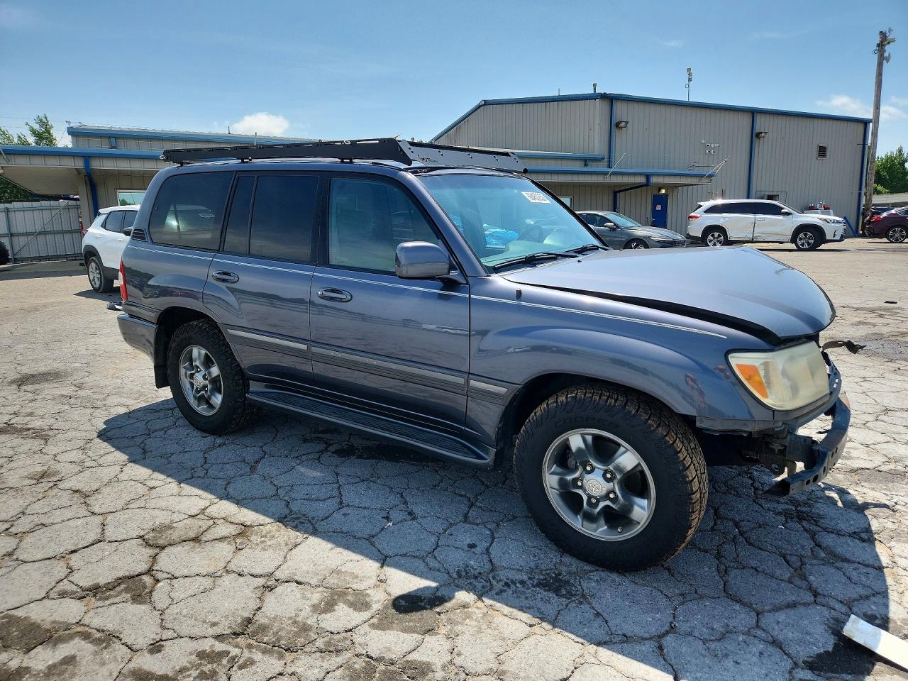 2006 Toyota Land Cruiser Base Gray vin: JTEHT05J062087144