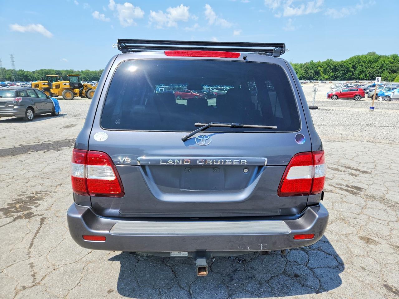 2006 Toyota Land Cruiser Base Gray vin: JTEHT05J062087144
