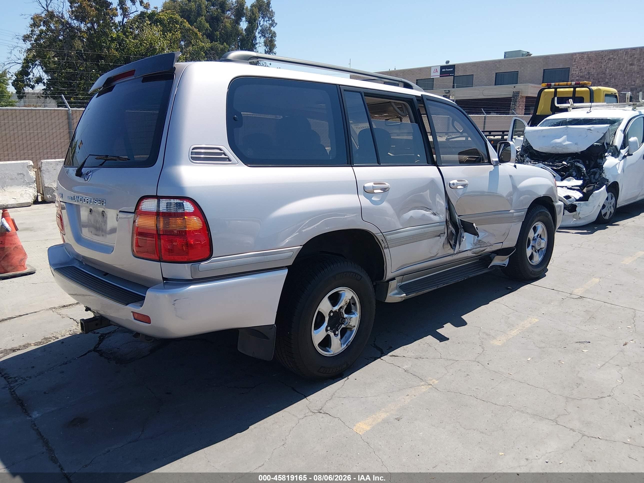 2002 Toyota Land Cruiser   Champagne vin: JTEHT05J122018523