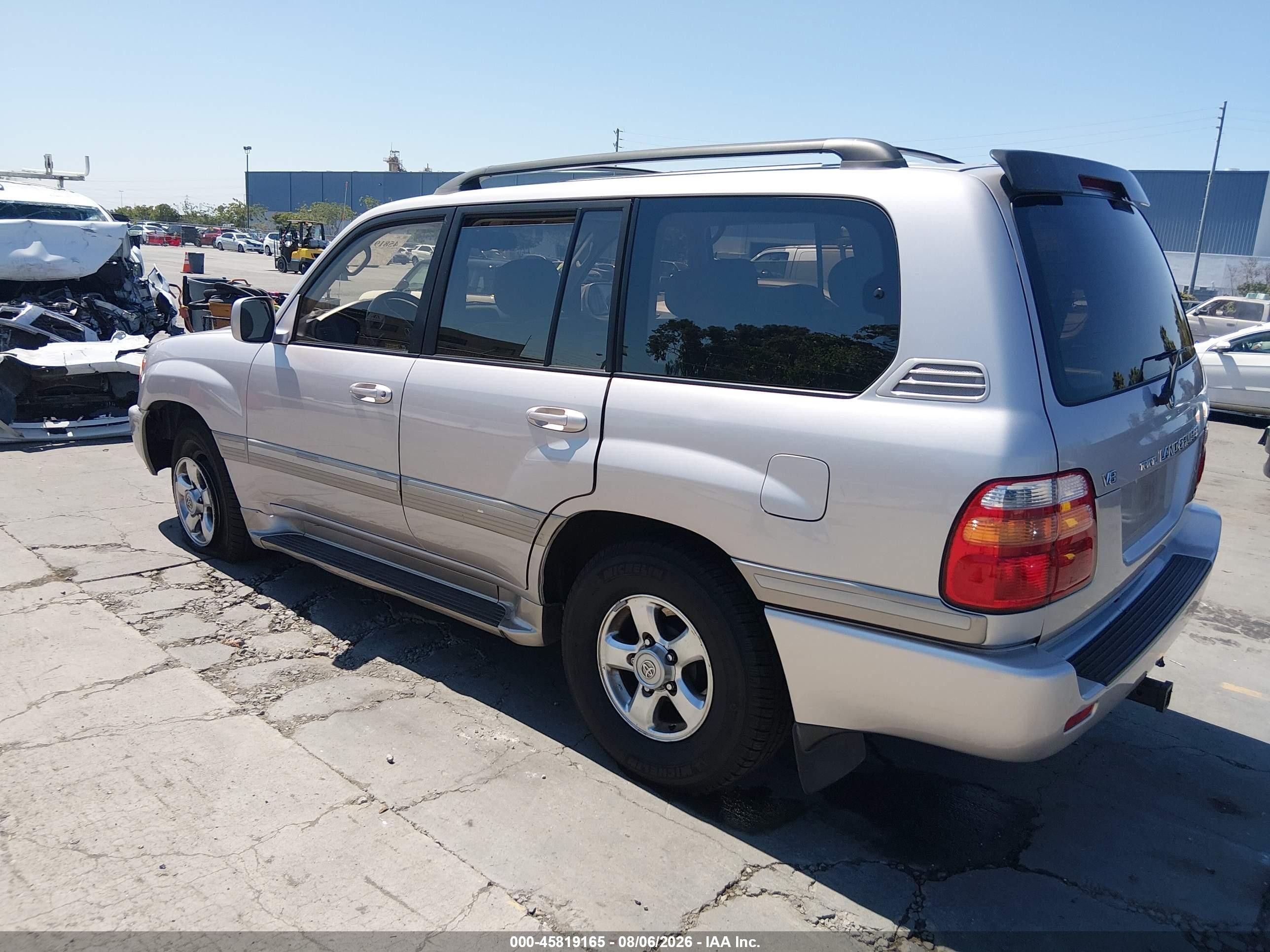 2002 Toyota Land Cruiser   Champagne vin: JTEHT05J122018523