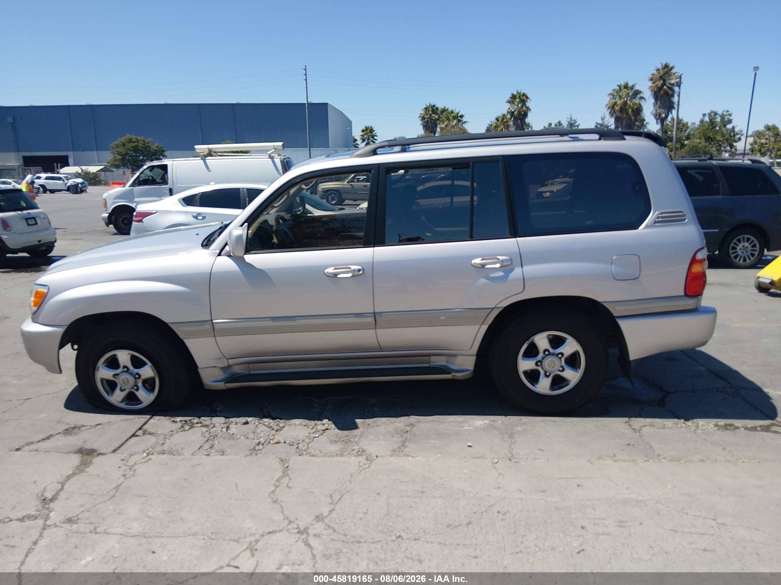 2002 Toyota Land Cruiser   Champagne vin: JTEHT05J122018523