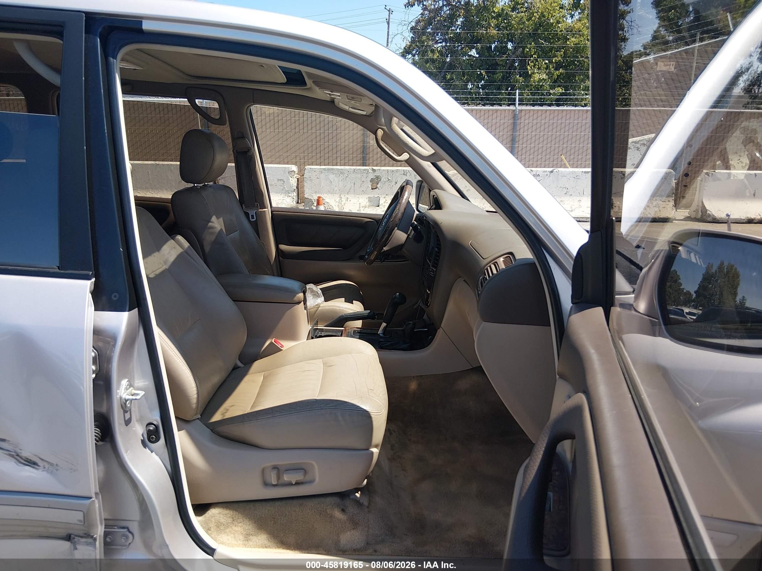 2002 Toyota Land Cruiser   Champagne vin: JTEHT05J122018523