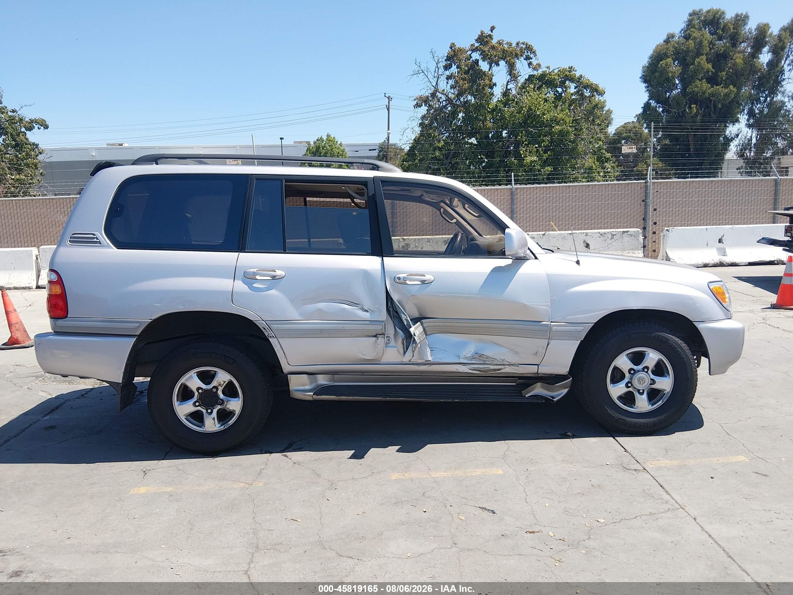 2002 Toyota Land Cruiser   Champagne vin: JTEHT05J122018523