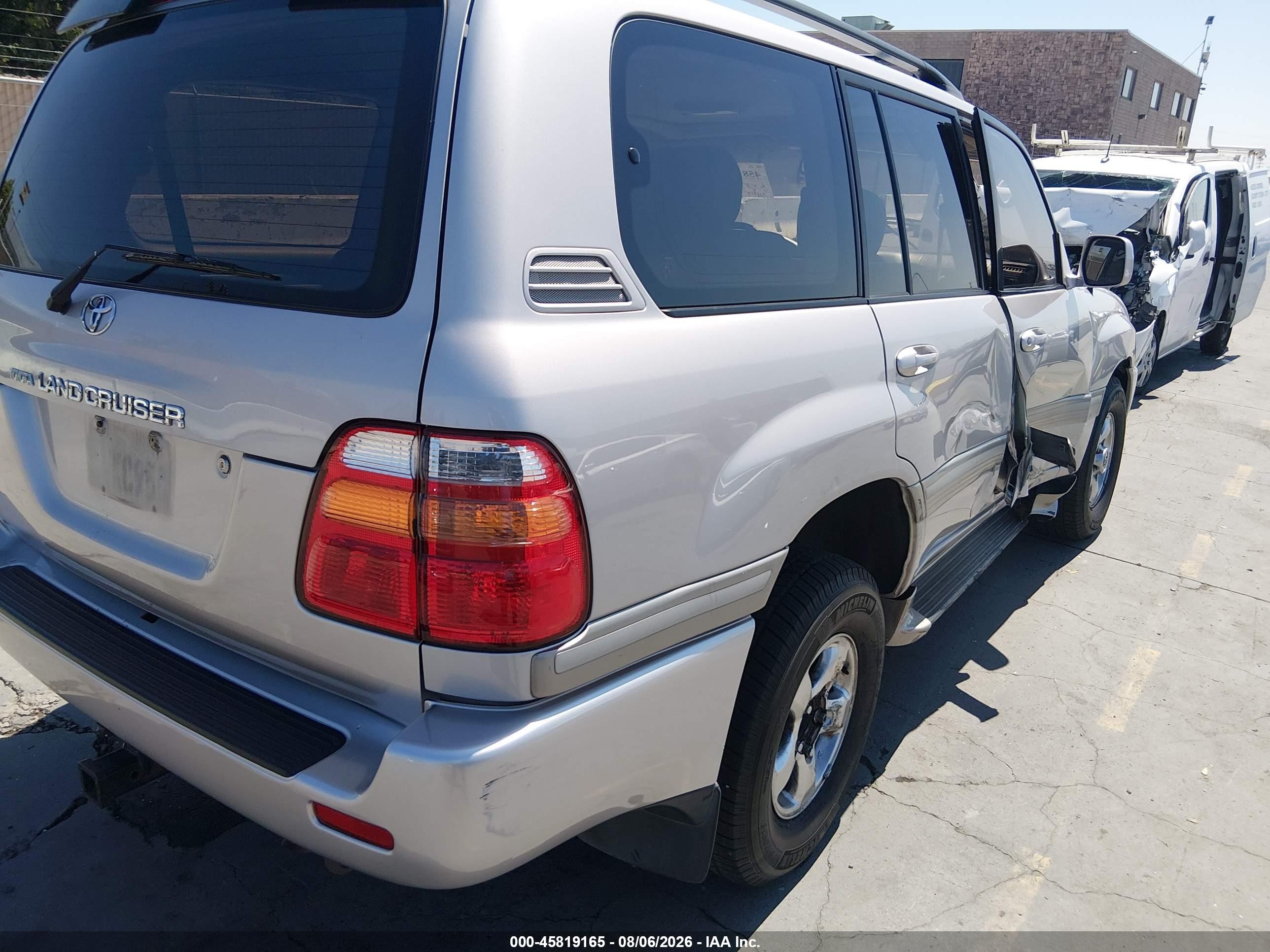 2002 Toyota Land Cruiser   Champagne vin: JTEHT05J122018523