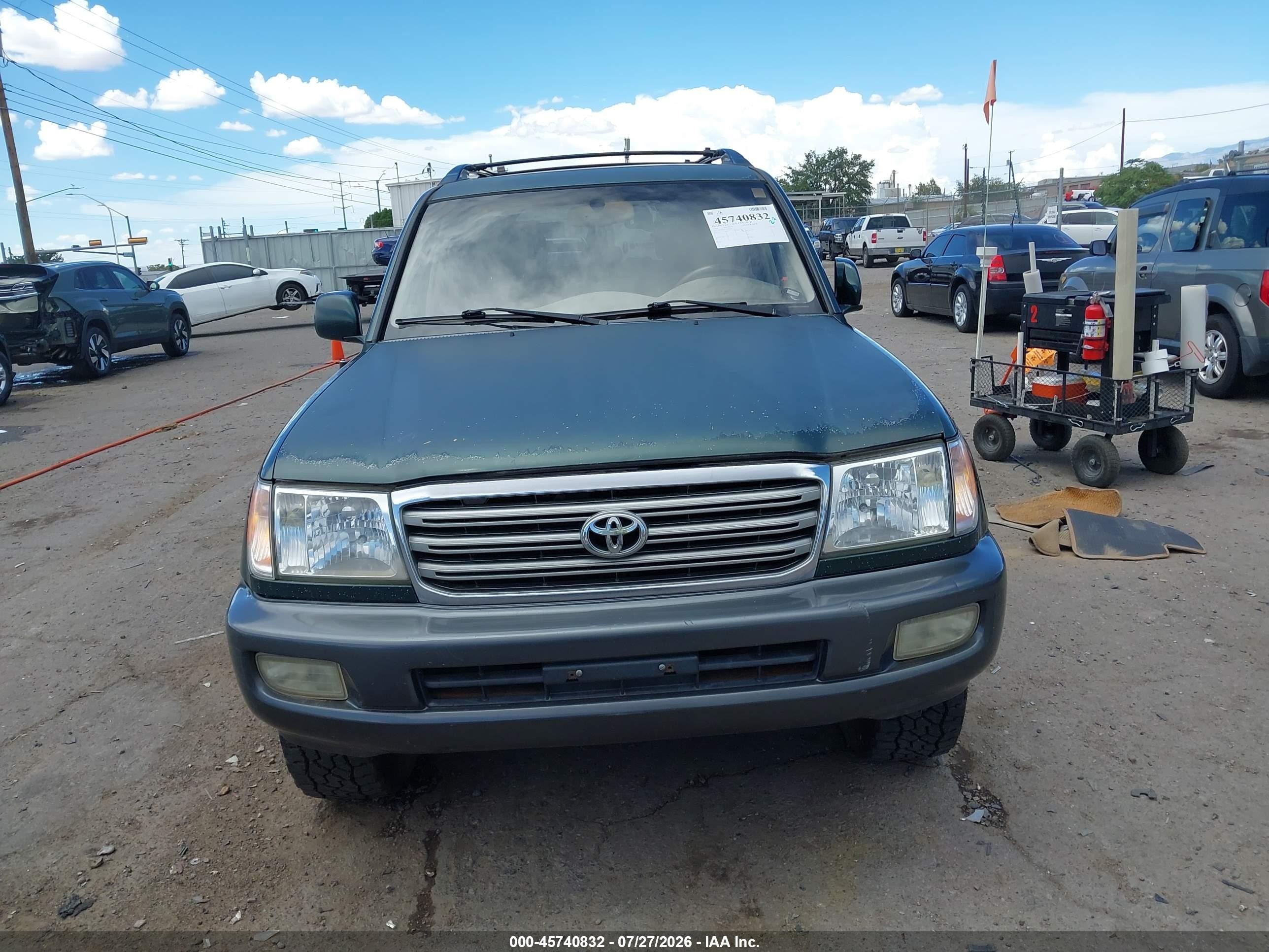 2005 Toyota Land Cruiser V8 Green vin: JTEHT05J152079245