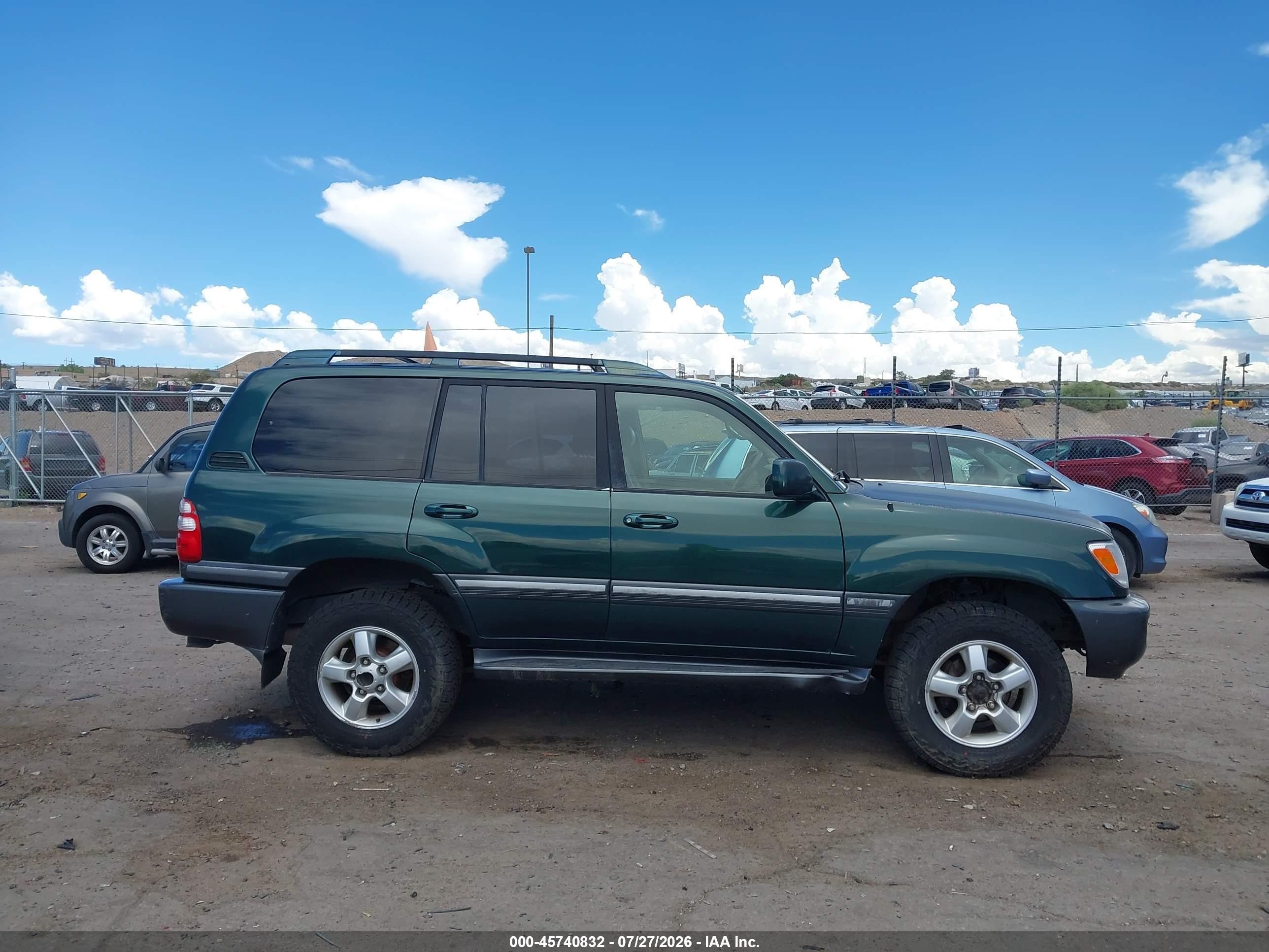 2005 Toyota Land Cruiser V8 Green vin: JTEHT05J152079245