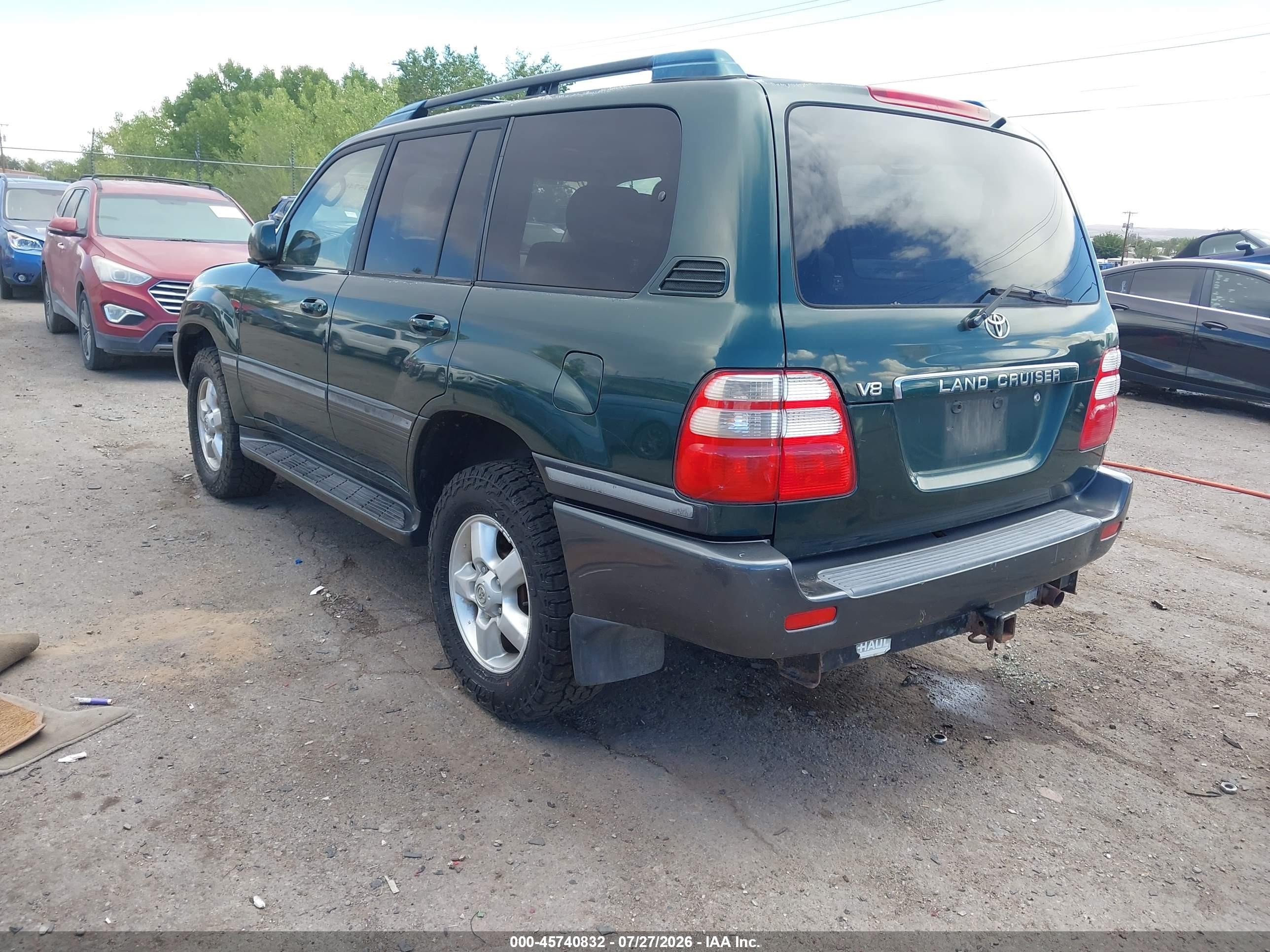 2005 Toyota Land Cruiser V8 Green vin: JTEHT05J152079245