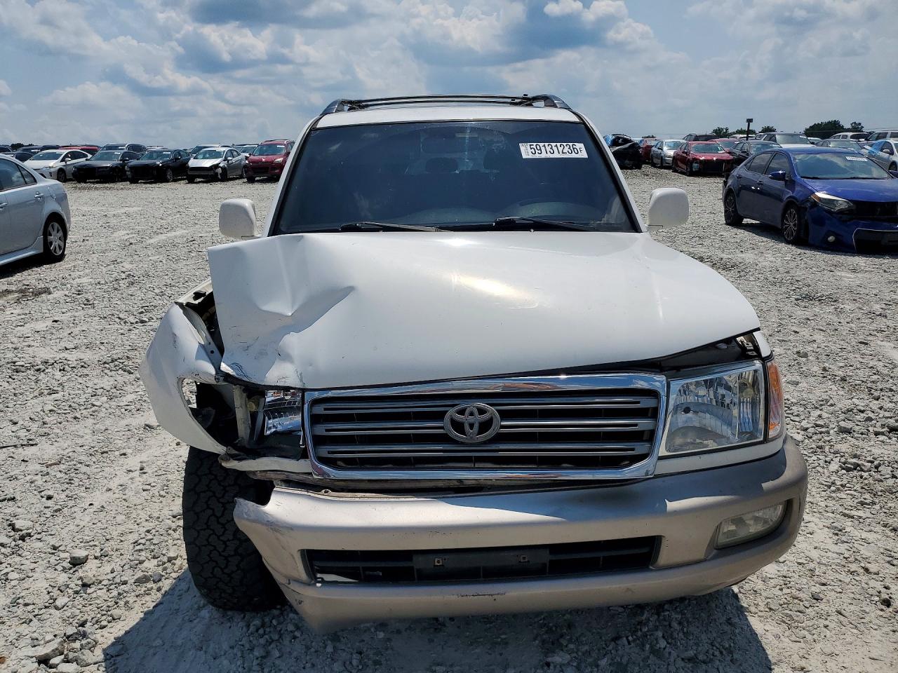2003 Toyota Land Cruiser Base Белый vin: JTEHT05J232031654