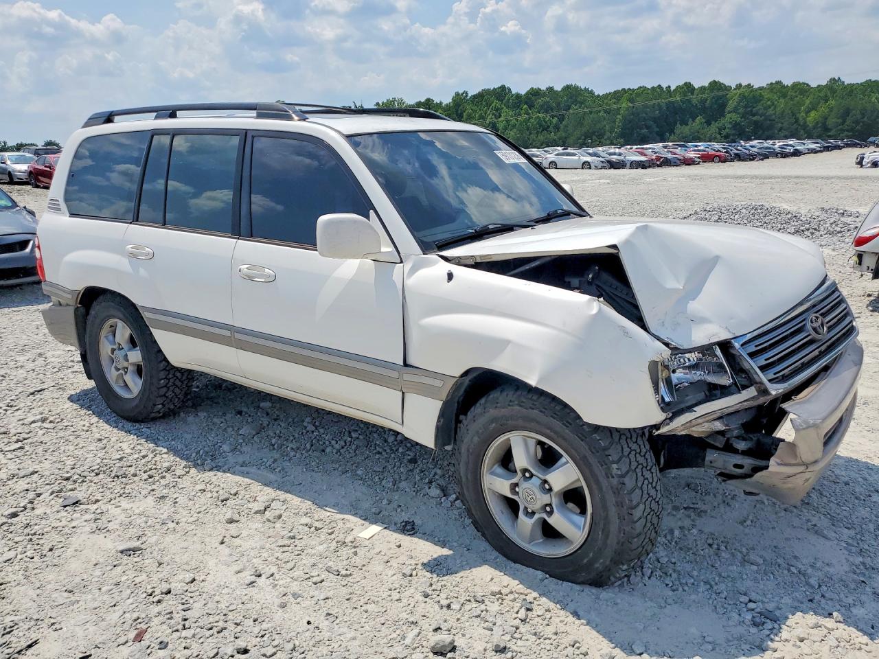 2003 Toyota Land Cruiser Base Белый vin: JTEHT05J232031654