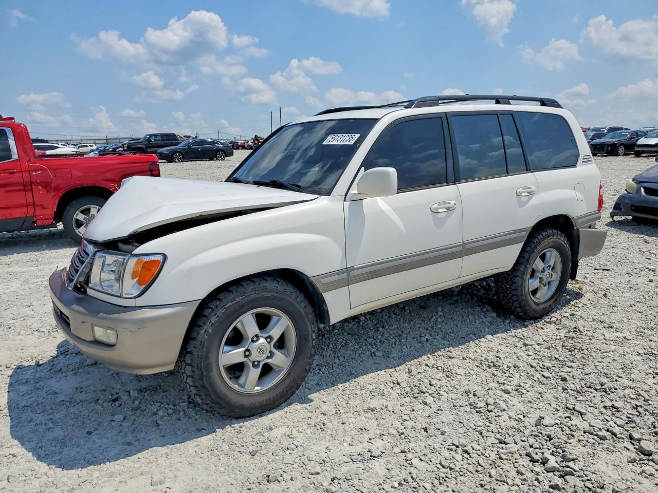 2003 Toyota Land Cruiser Base Белый vin: JTEHT05J232031654
