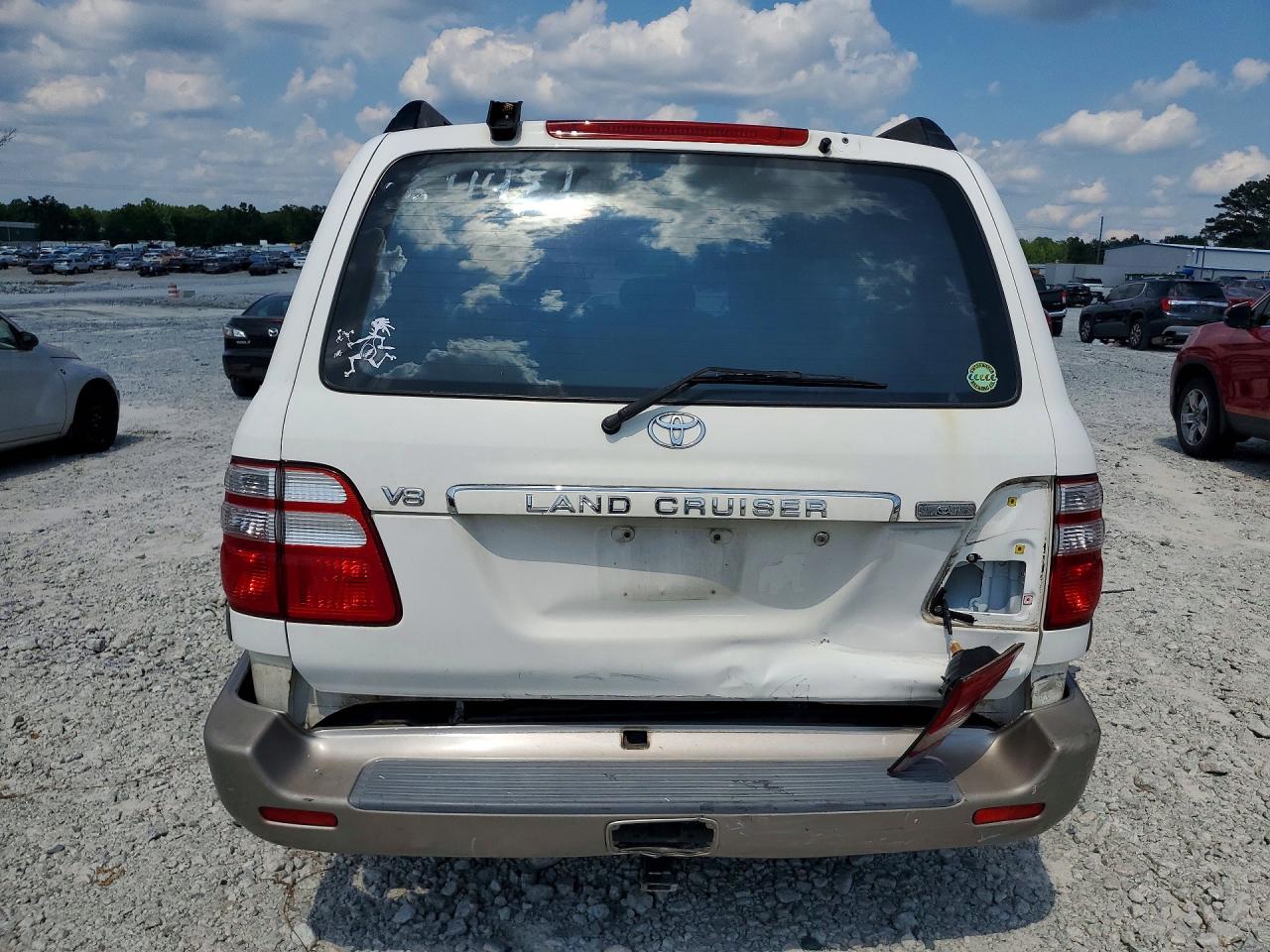 2003 Toyota Land Cruiser Base Белый vin: JTEHT05J232031654