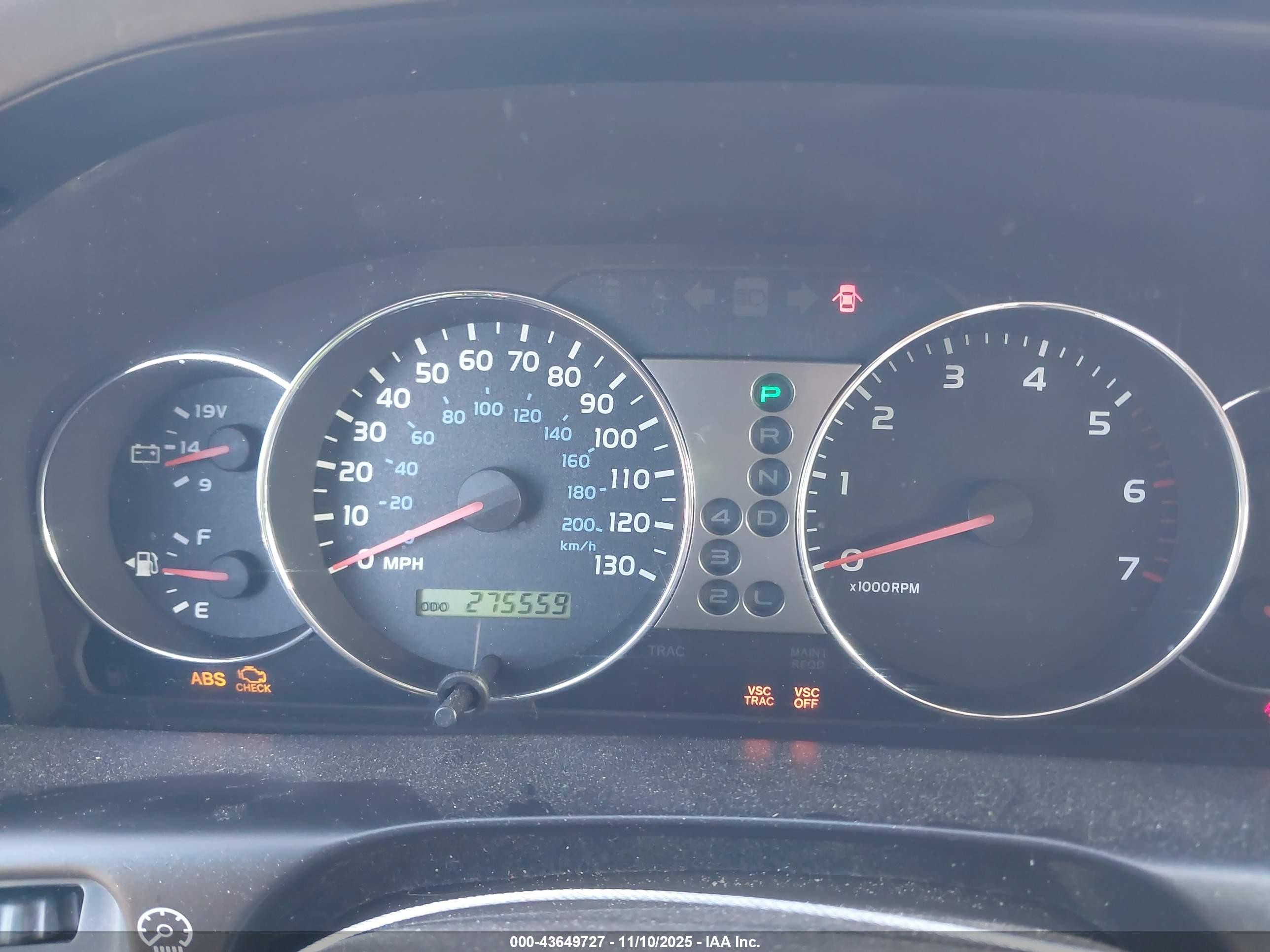 2004 Toyota Land Cruiser   Белый vin: JTEHT05J242057317