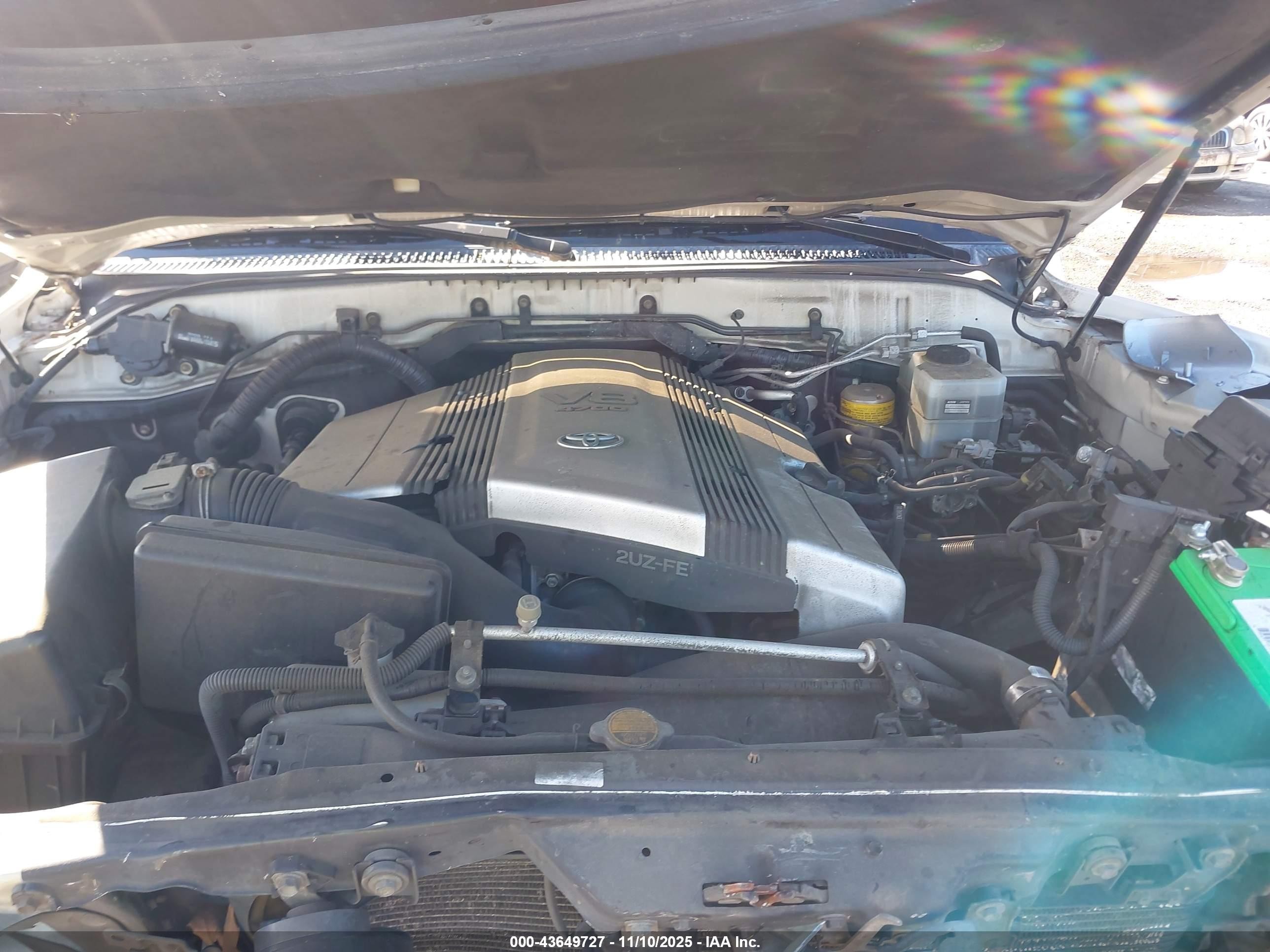 2004 Toyota Land Cruiser   Белый vin: JTEHT05J242057317