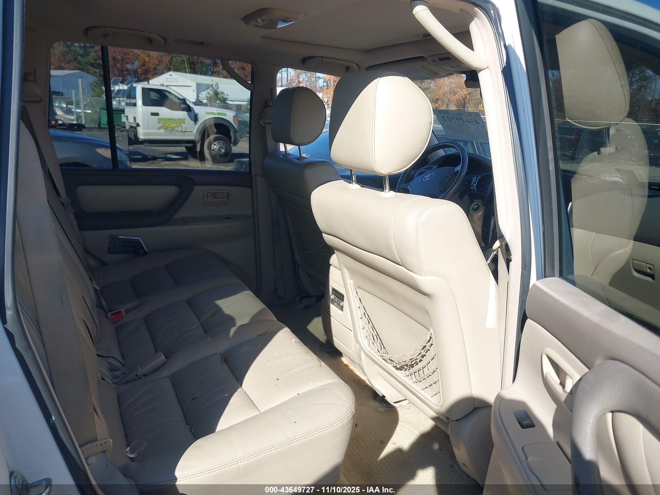 2004 Toyota Land Cruiser   Белый vin: JTEHT05J242057317