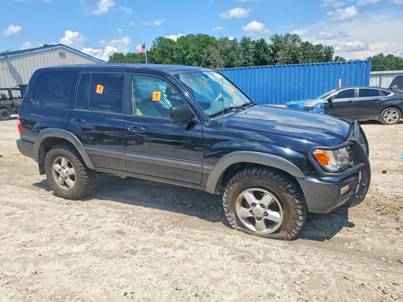 2004 Toyota Land Cruiser Base Black vin: JTEHT05J242060251