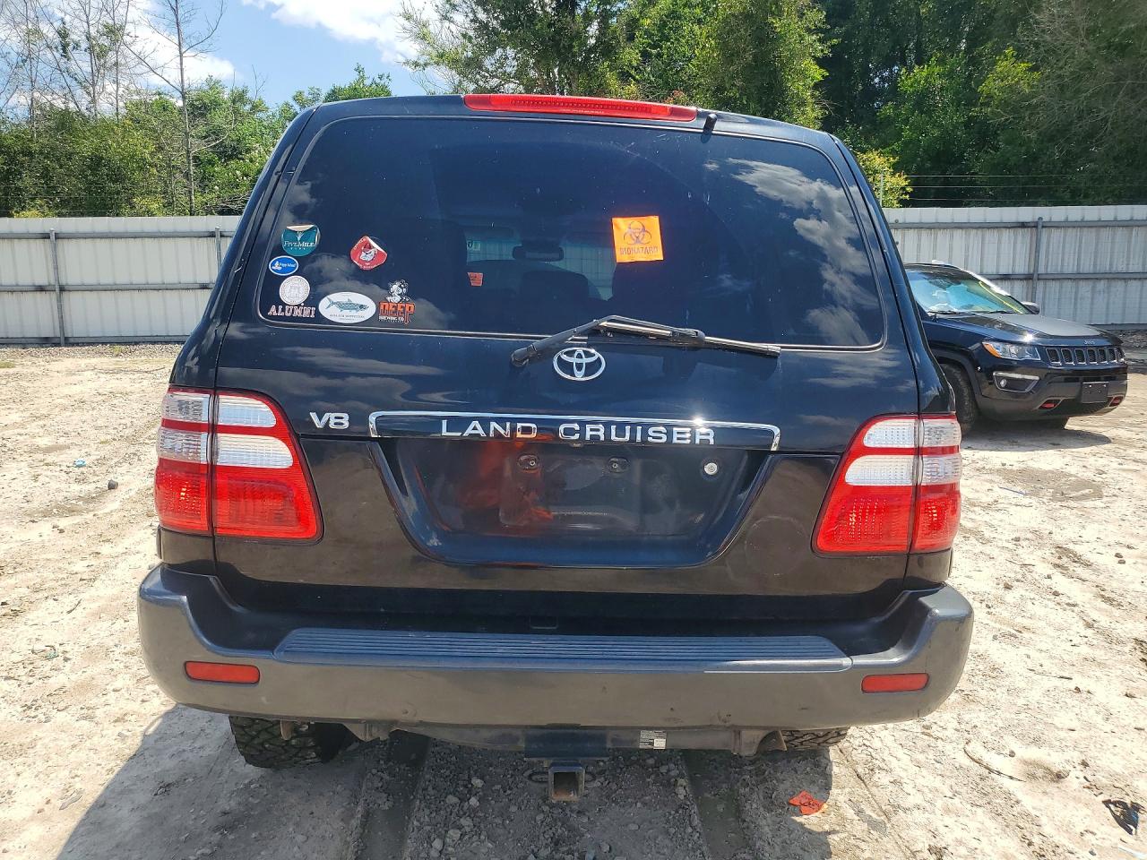 2004 Toyota Land Cruiser Base Black vin: JTEHT05J242060251