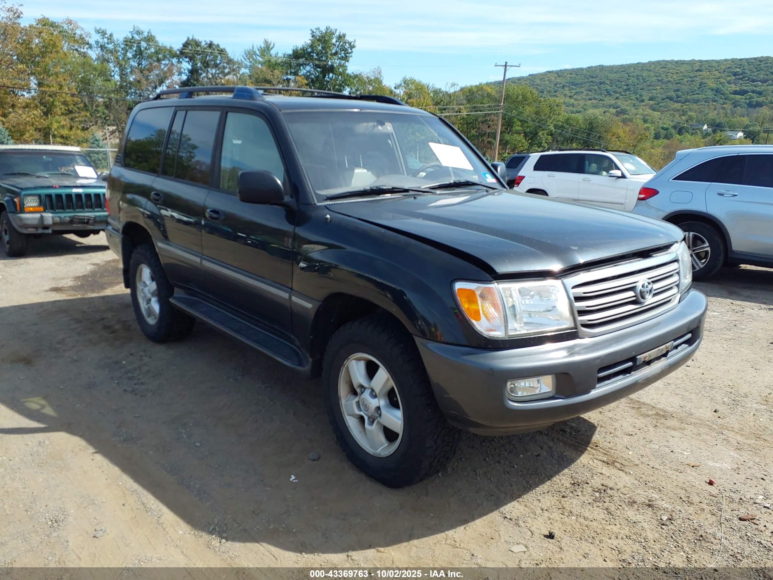 2005 Toyota Land Cruiser V8 Dark Blue vin: JTEHT05J252069226