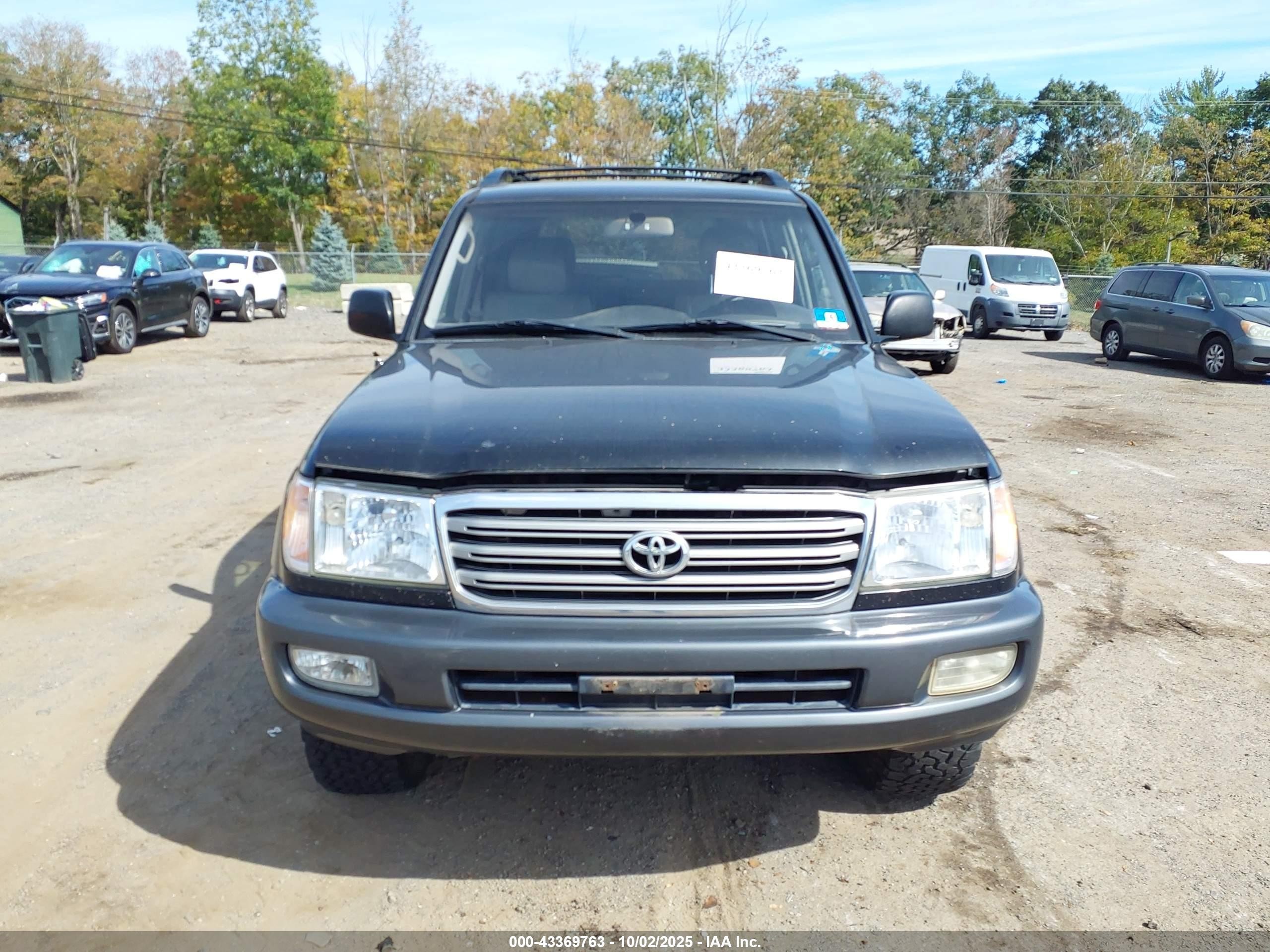 2005 Toyota Land Cruiser V8 Dark Blue vin: JTEHT05J252069226