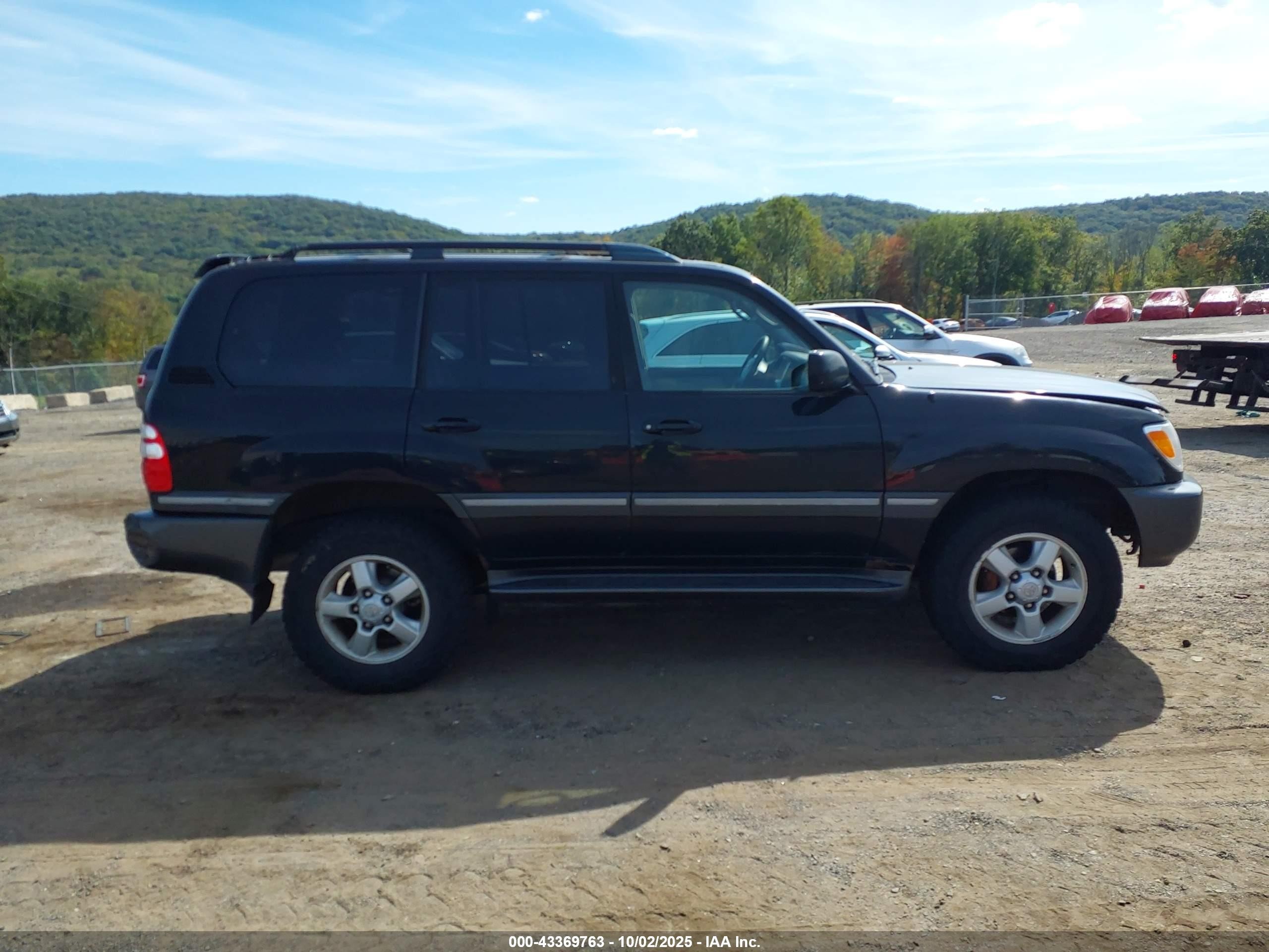 2005 Toyota Land Cruiser V8 Dark Blue vin: JTEHT05J252069226