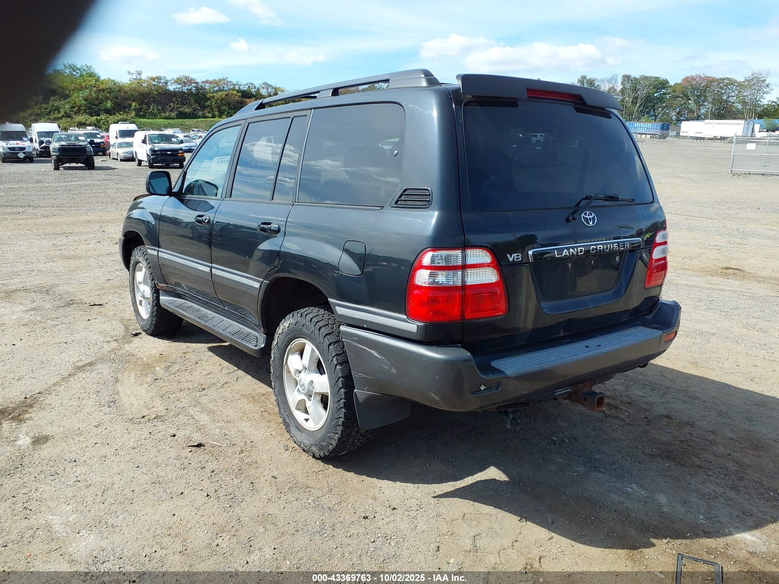 2005 Toyota Land Cruiser V8 Dark Blue vin: JTEHT05J252069226