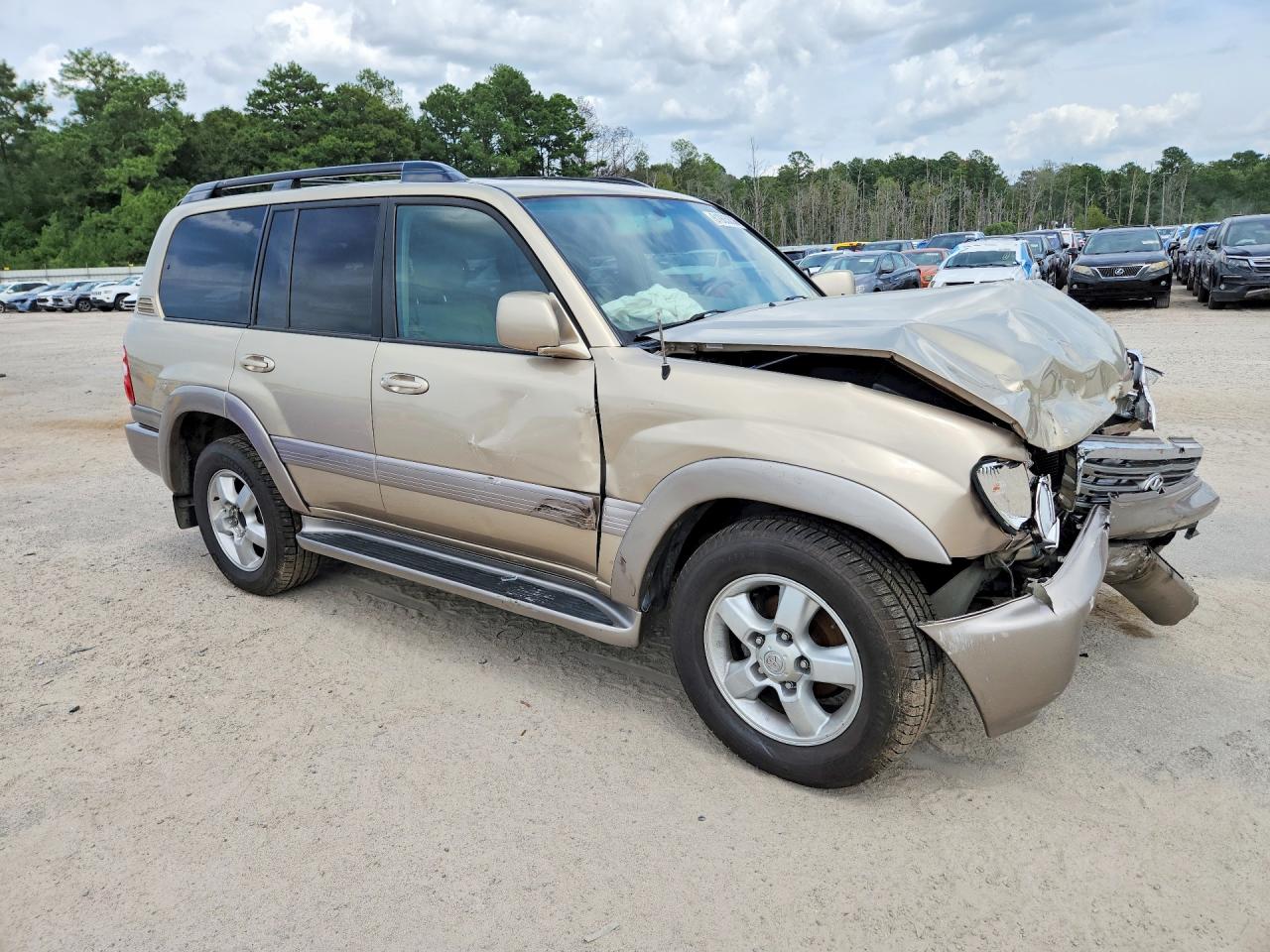 2005 Toyota Land Cruiser Base Gold vin: JTEHT05J252076662