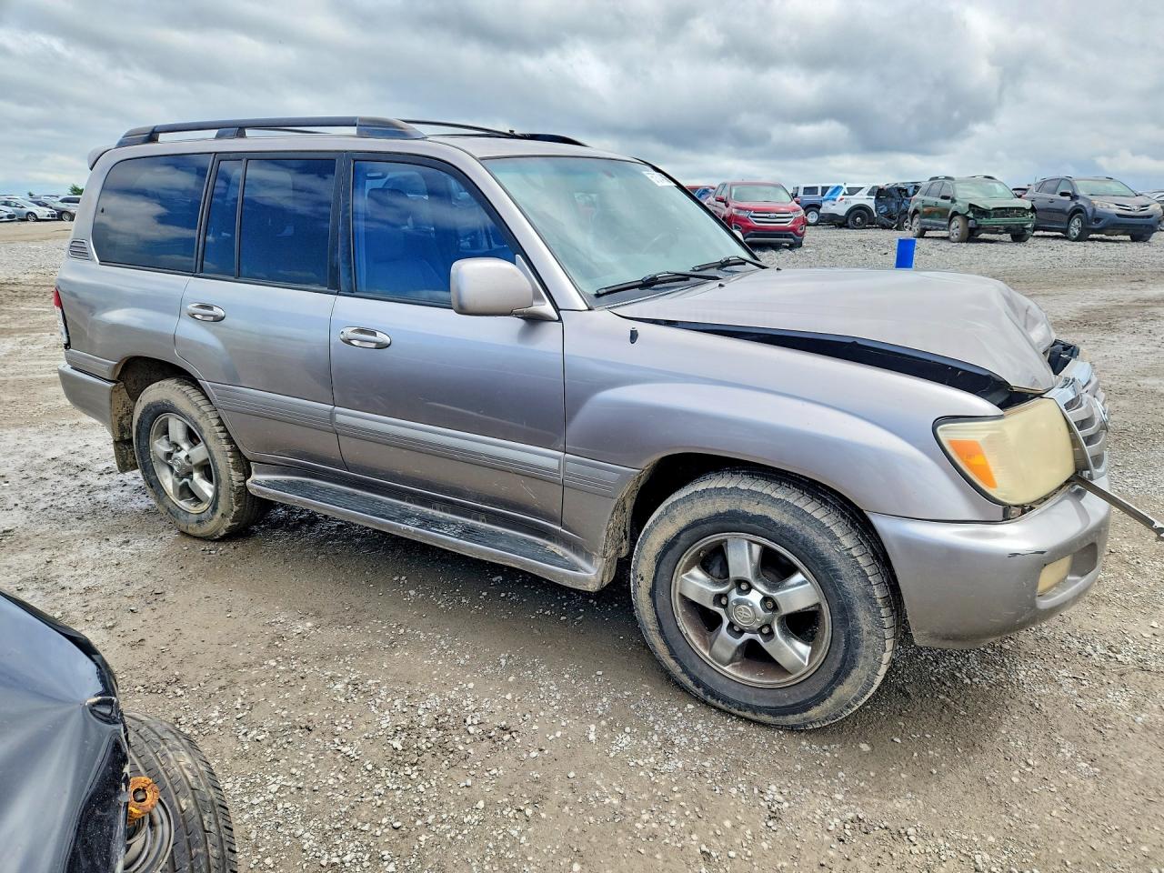 2007 Toyota Land Cruiser Base Серый vin: JTEHT05J272102485