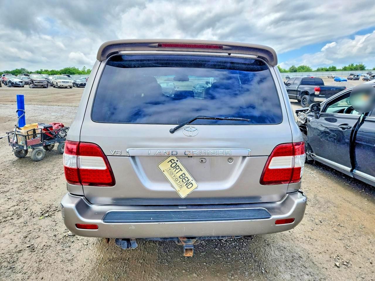 2007 Toyota Land Cruiser Base Серый vin: JTEHT05J272102485