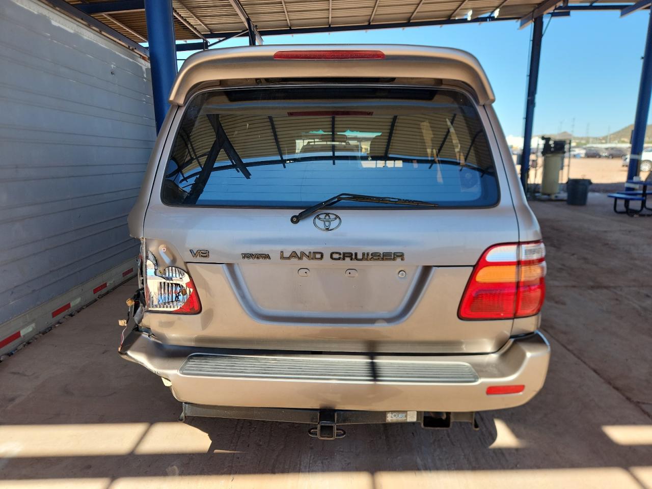 2002 Toyota Land Cruiser Серебряный vin: JTEHT05J322026509
