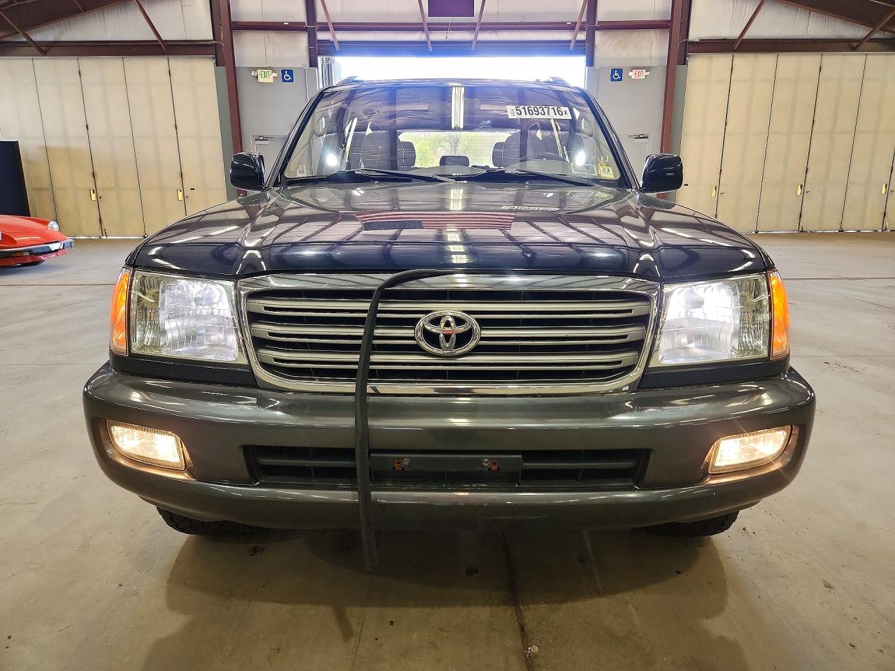 2003 Toyota Land Cruiser Base Blue vin: JTEHT05J332030285